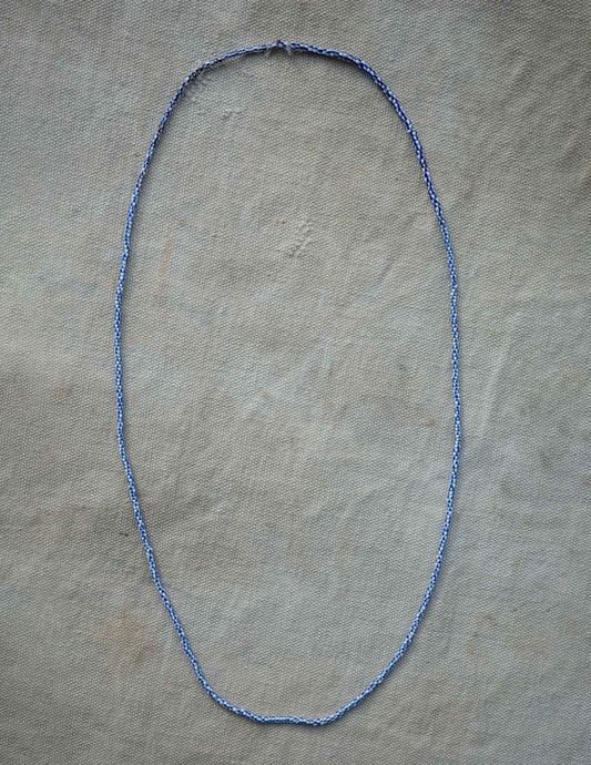 Vintage Blue & White Trade Bead Necklace