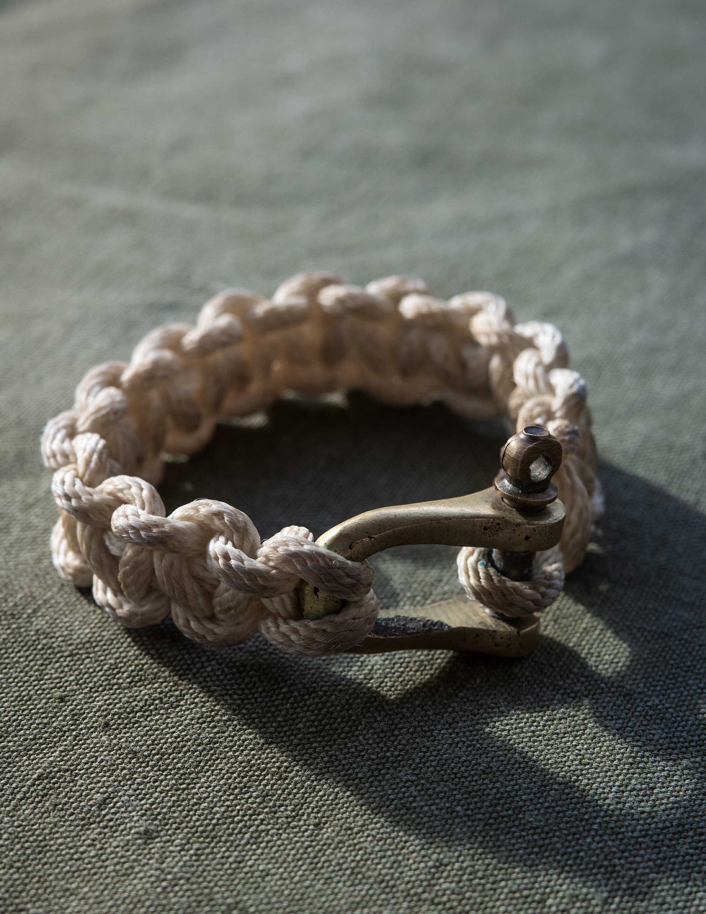 Vintage Nautical Braided Rope Key Loop