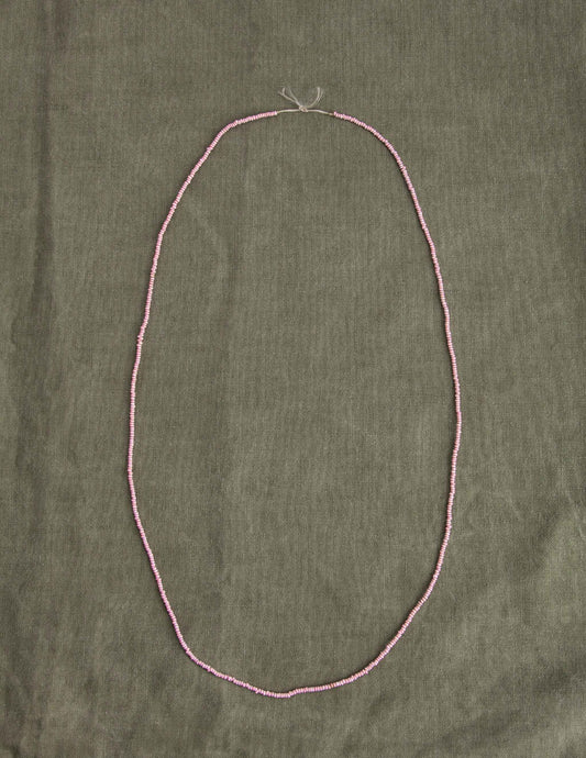 1800s Pink Trade Bead Necklace