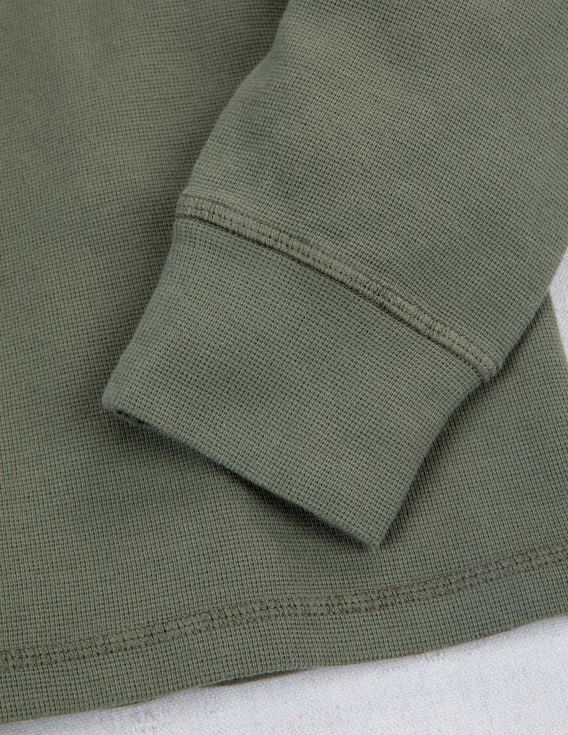 Gibson Waffle Henley in Field