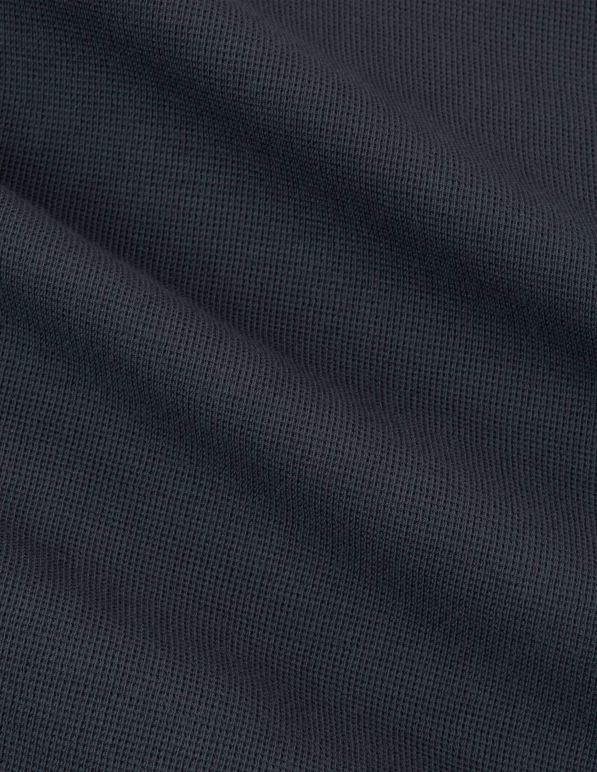 Gibson Waffle Henley in Weathered Black