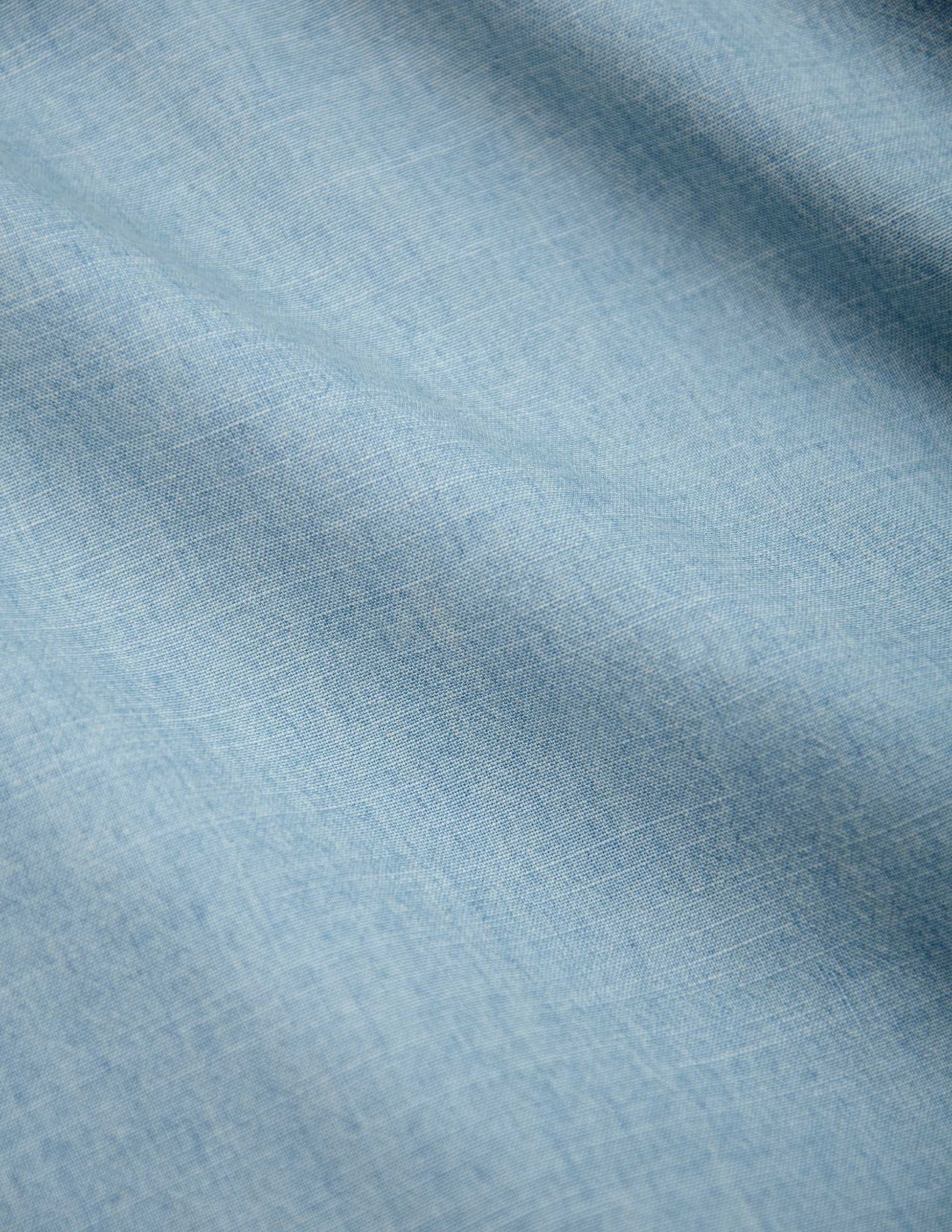 Grady Chambray Shirt in Bleach Wash