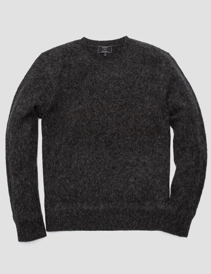 Rivay Highlands Shetland Sweater in Charcoal