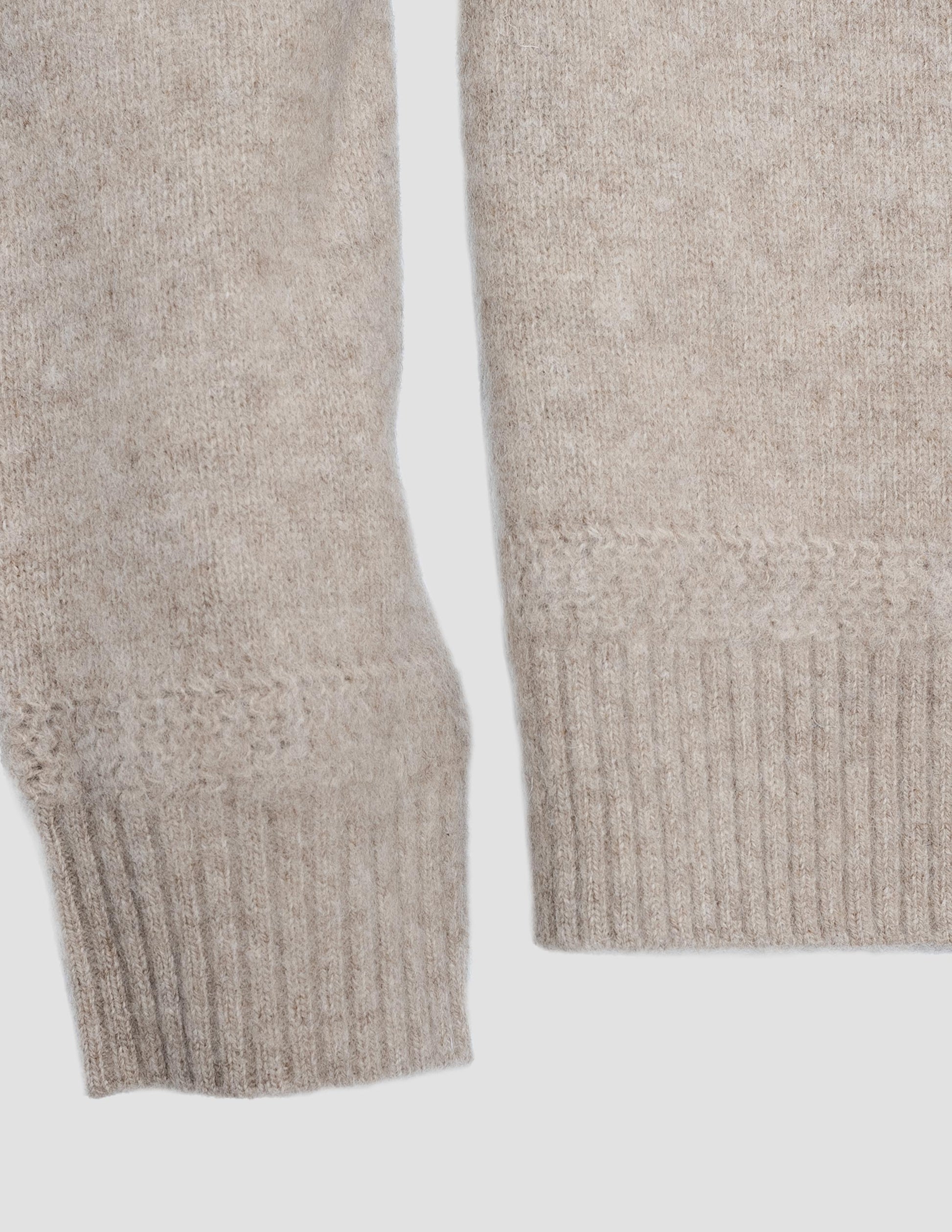 Rivay Highlands Shetland Sweater in Salt