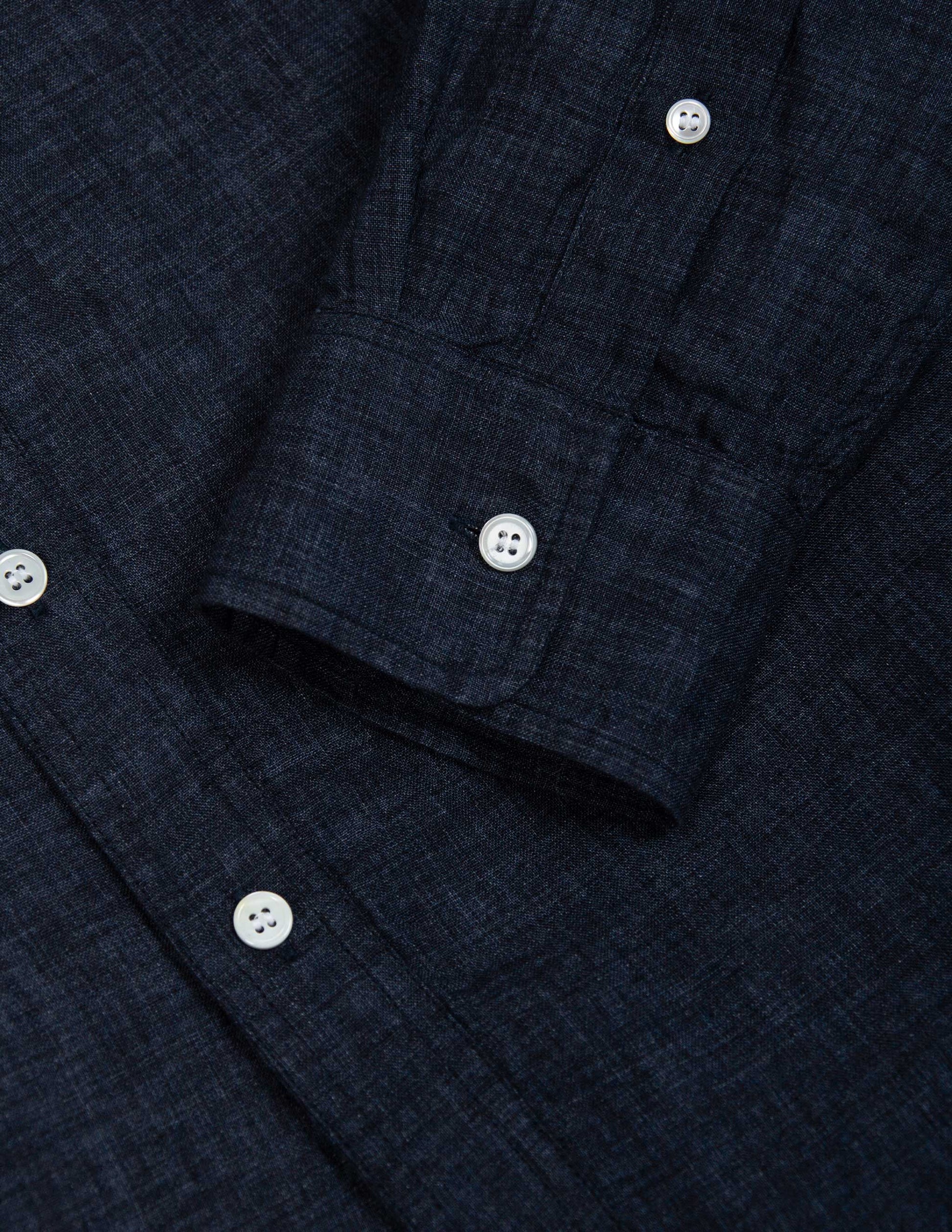 Rivay Isle Linen Shirt in Marine