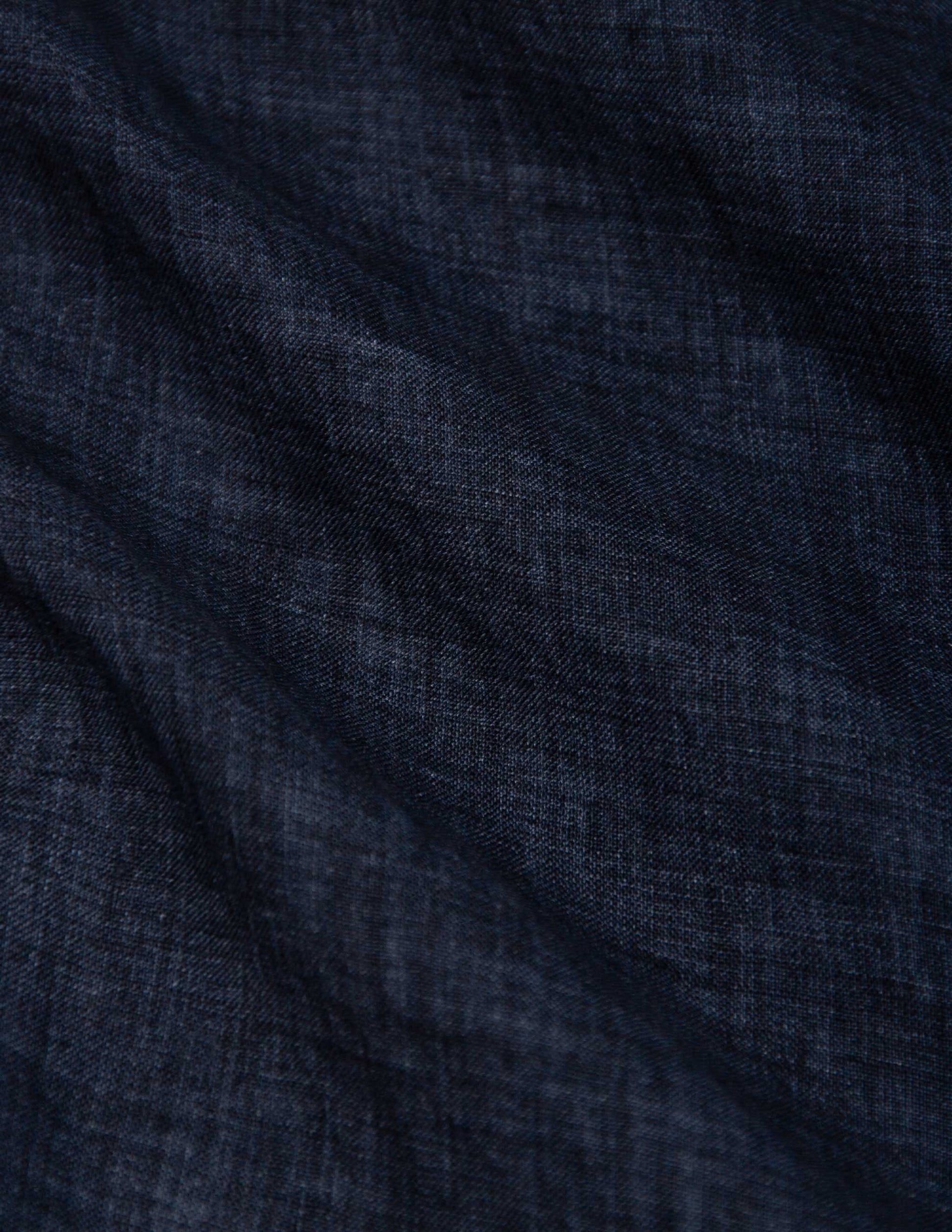 Rivay Isle Linen Shirt in Marine