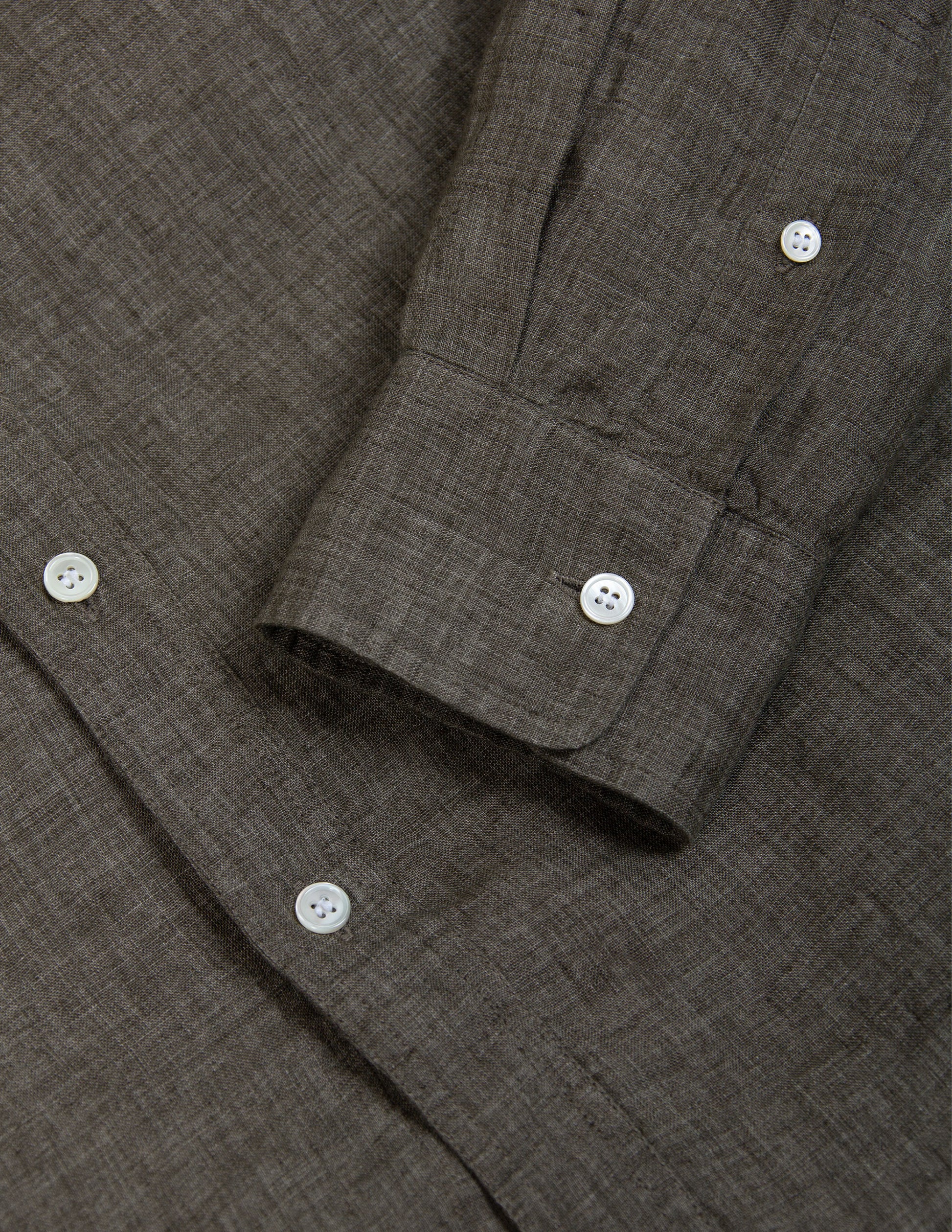 Rivay Isle Linen Shirt in Sage Brush