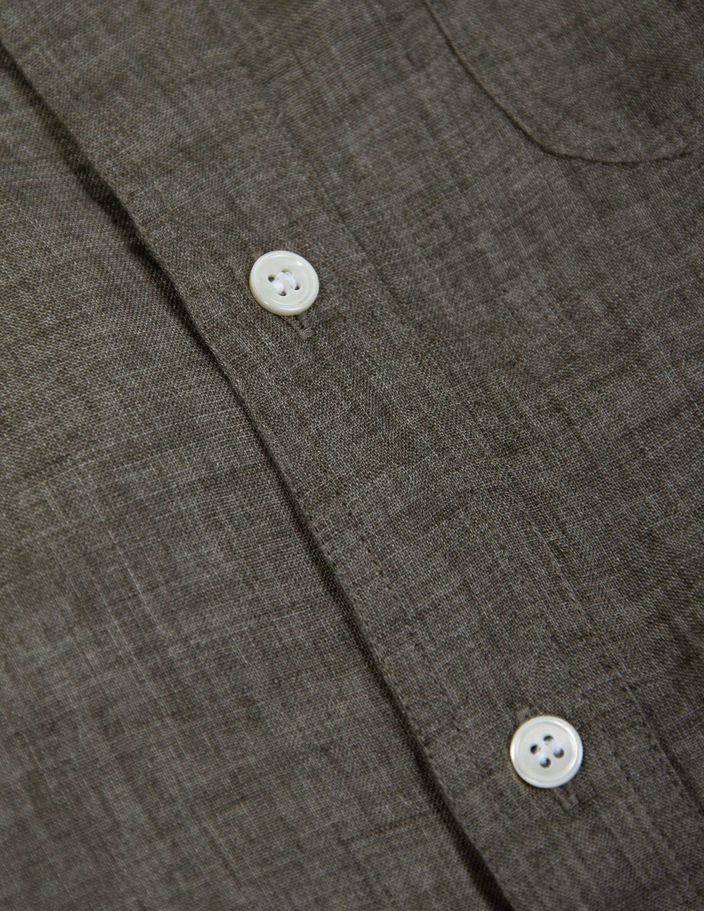 Rivay Isle Linen Shirt in Sage Brush