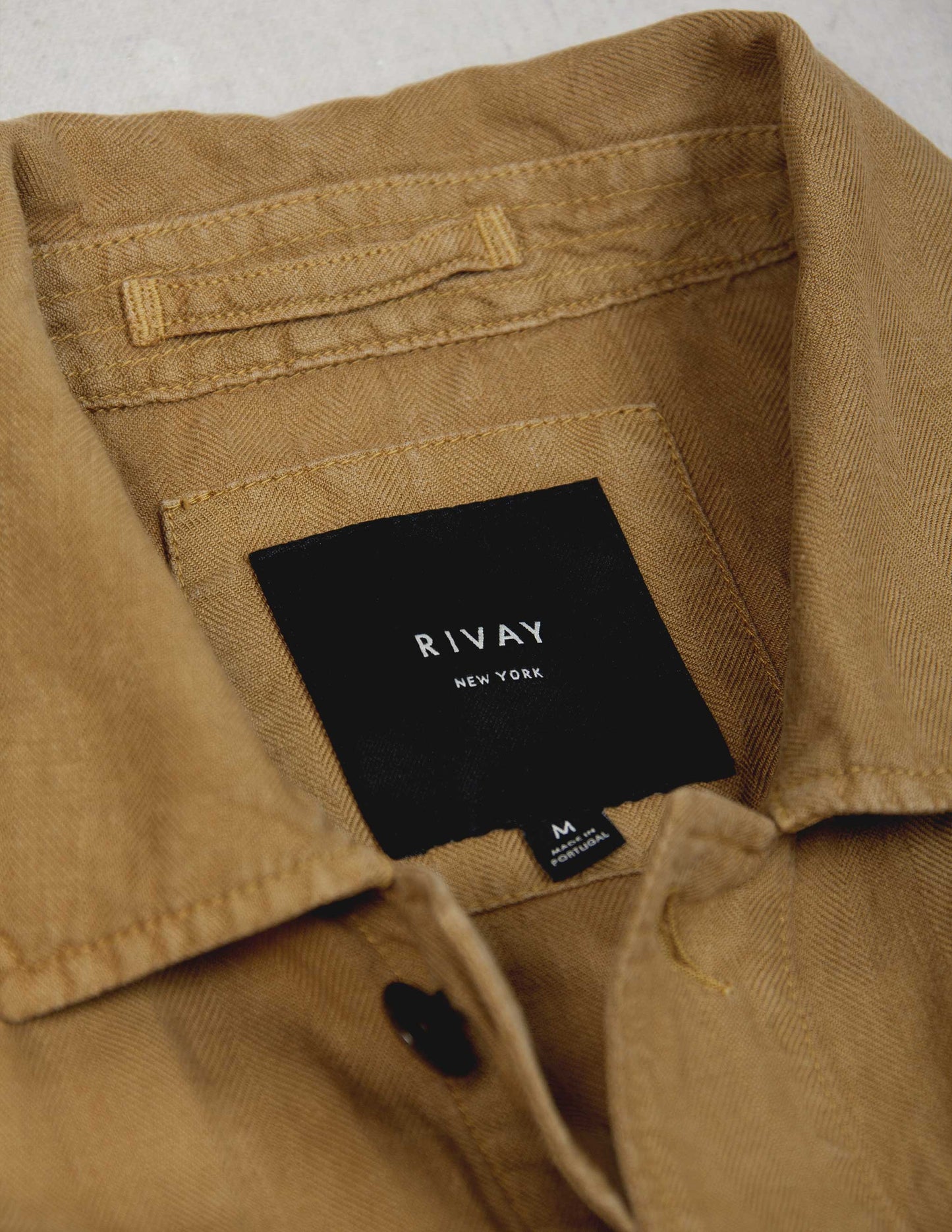 Linen Correspondent Jacket in Dark Wheat