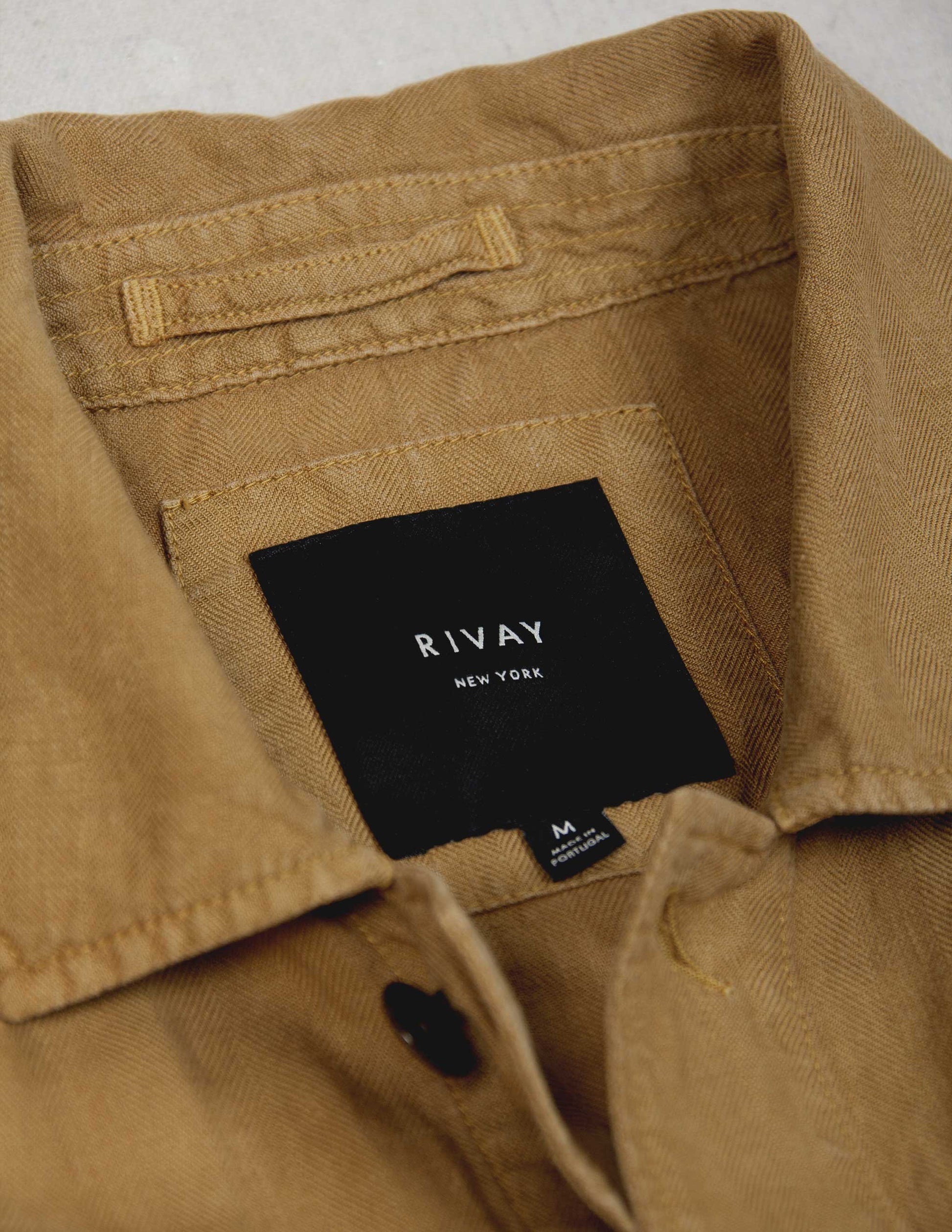 Linen Correspondent Jacket in Dark Wheat