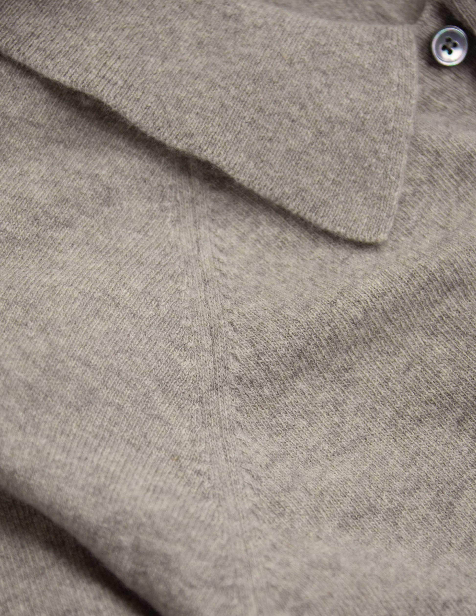 Luca Italian Wool Sweater Polo in Camel