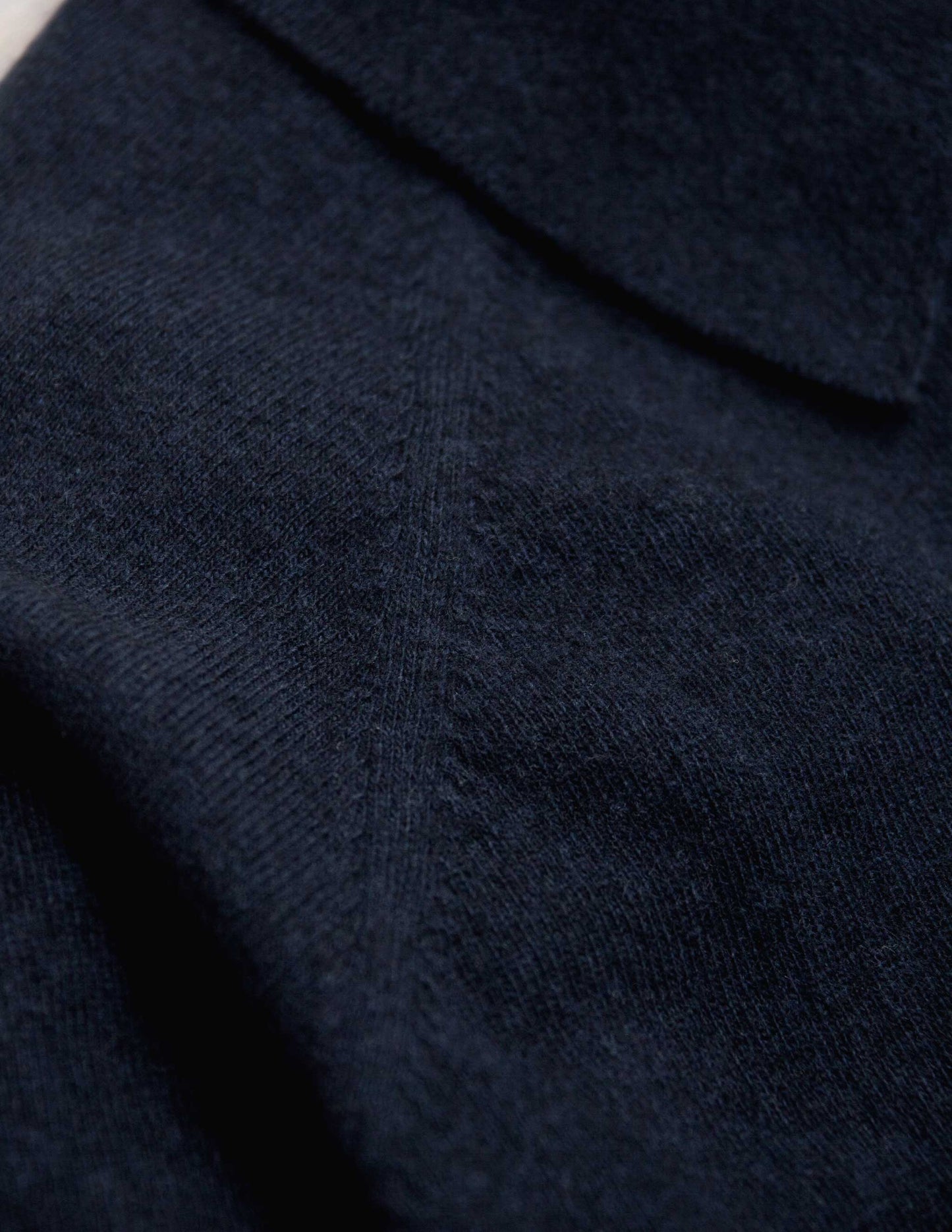 Luca Italian Wool Sweater Polo in Navy