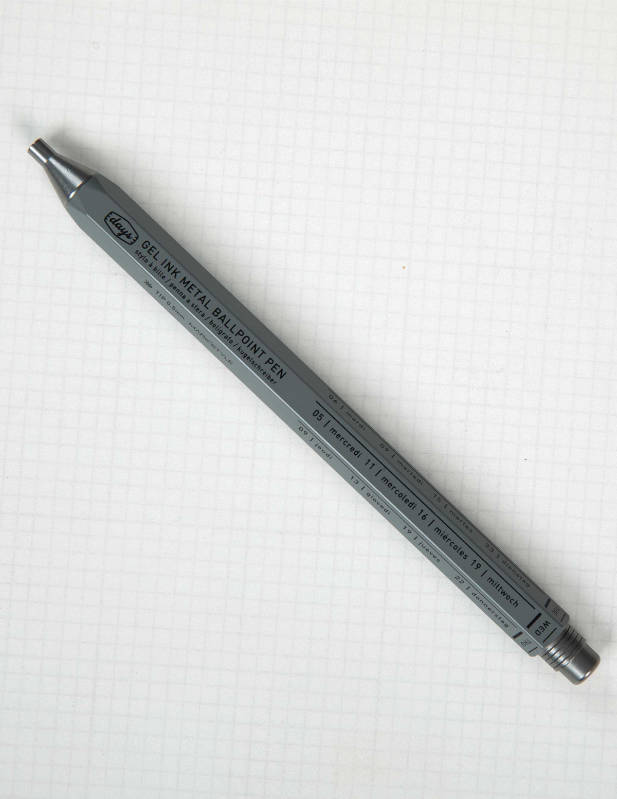 MARK's Inc. Gel Metal Ballpoint Pen in Gray
