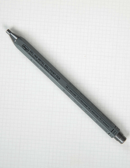 MARK's Inc. Gel Metal Ballpoint Pen in Gray