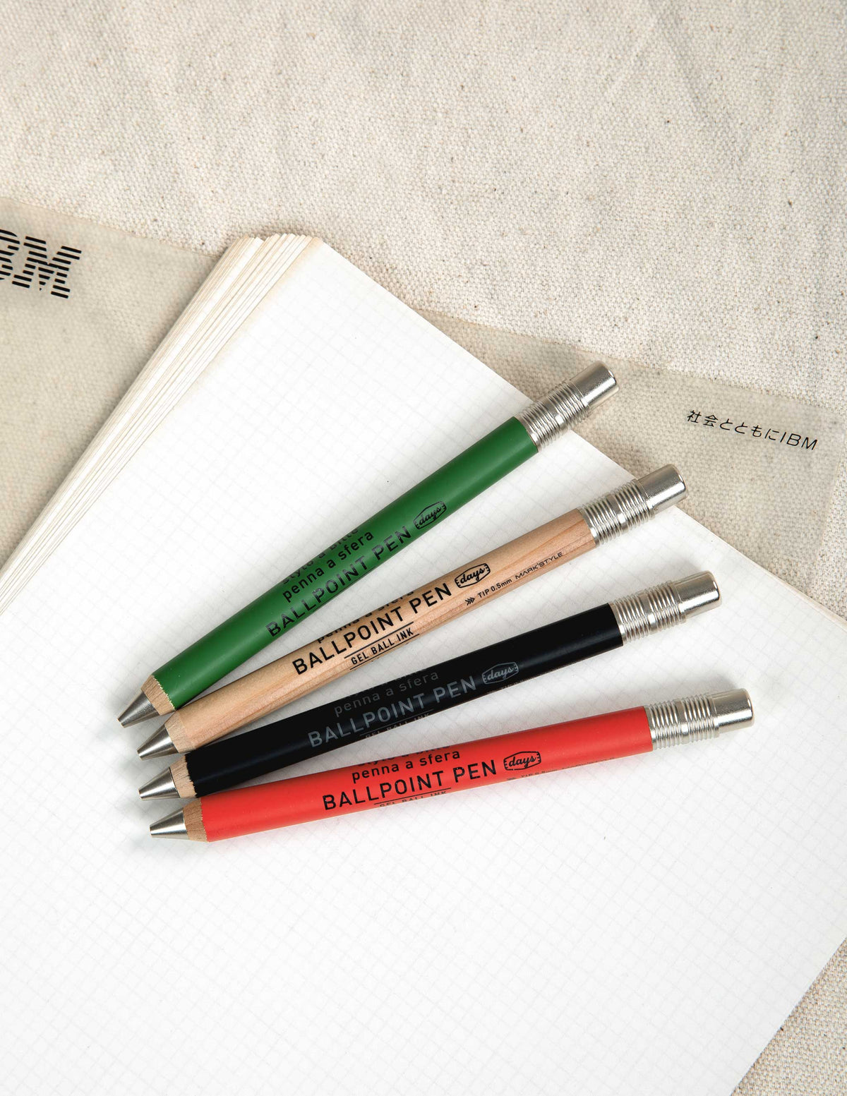 MARK'S Inc. Gel Wood Ballpoint Pen