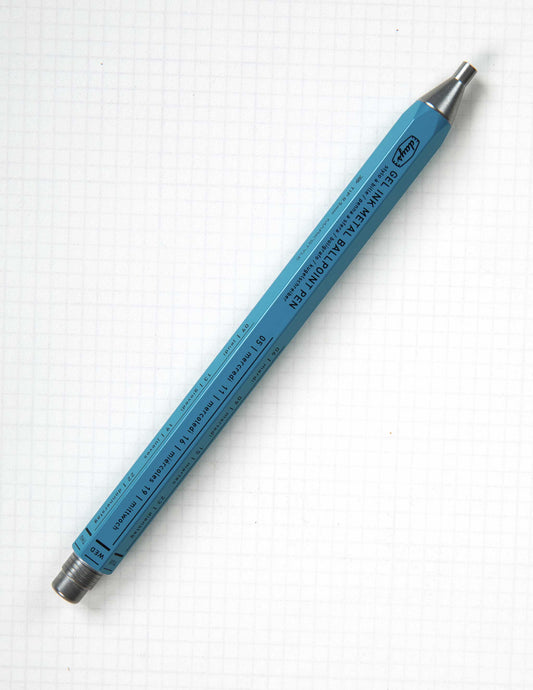 MARK's Inc. Gel Metal Ballpoint Pen in Blue