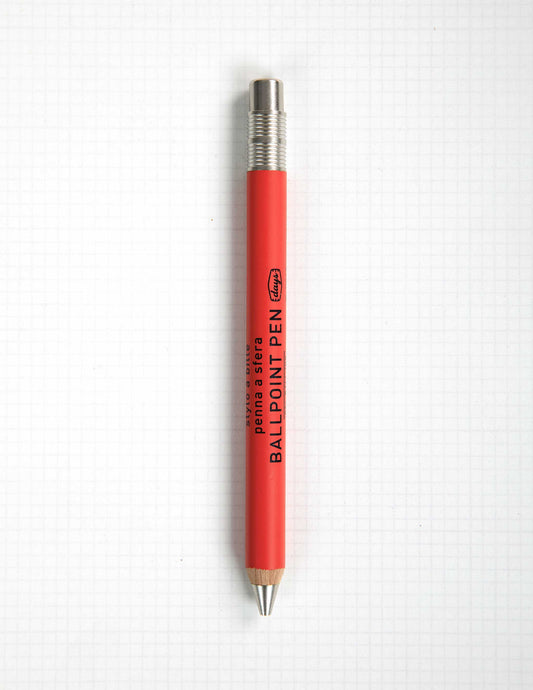 MARK'S Inc. Gel Wood Ballpoint Pen in Red