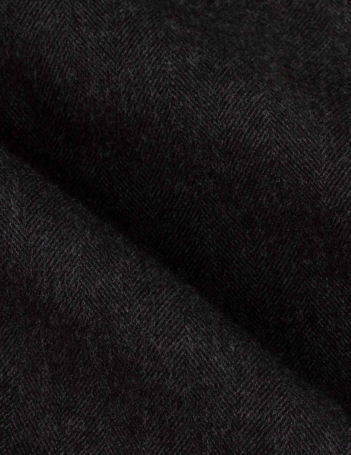 Miles Brushed Flannel Camp Shirt in Dark Brown