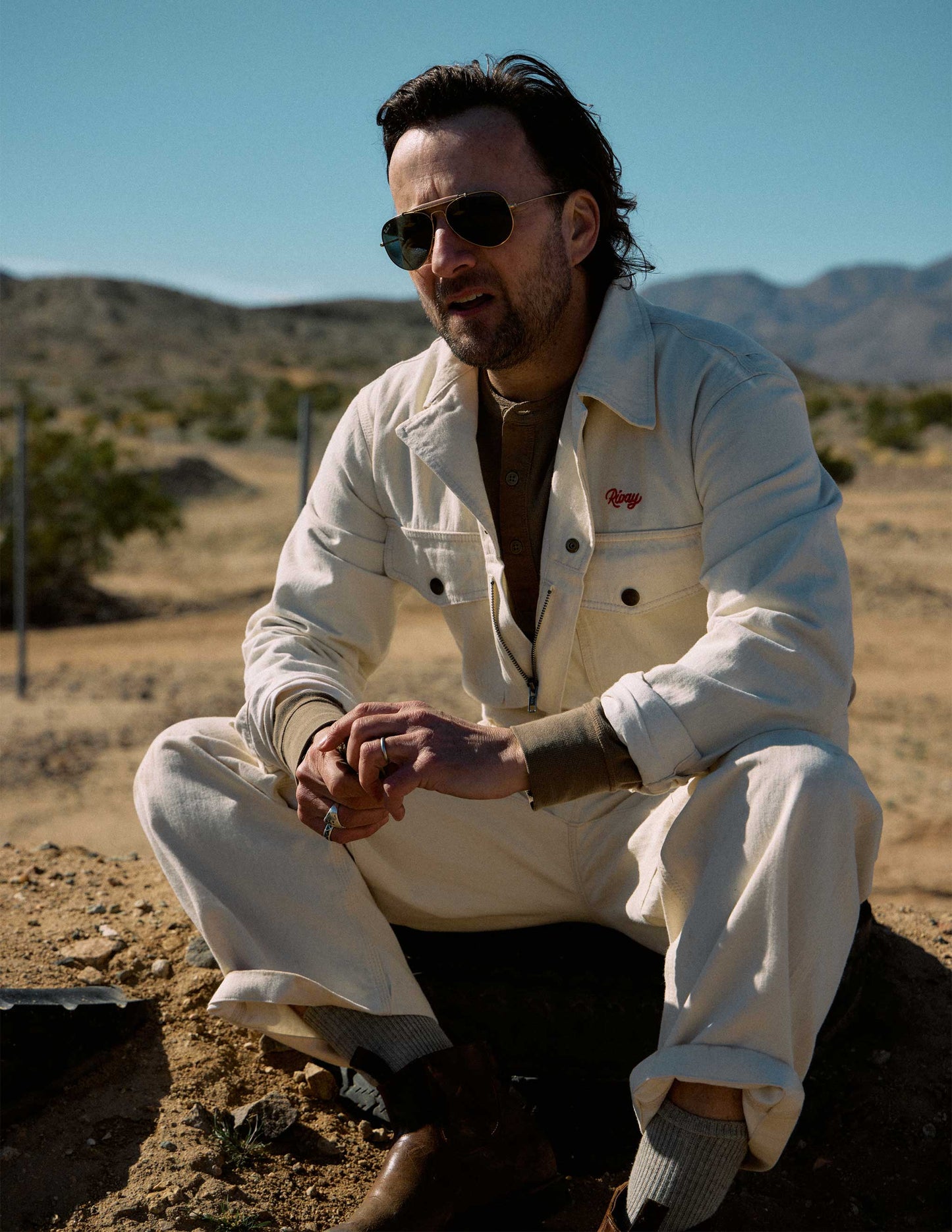 Rivay Airways Mechanic Suit in Natural