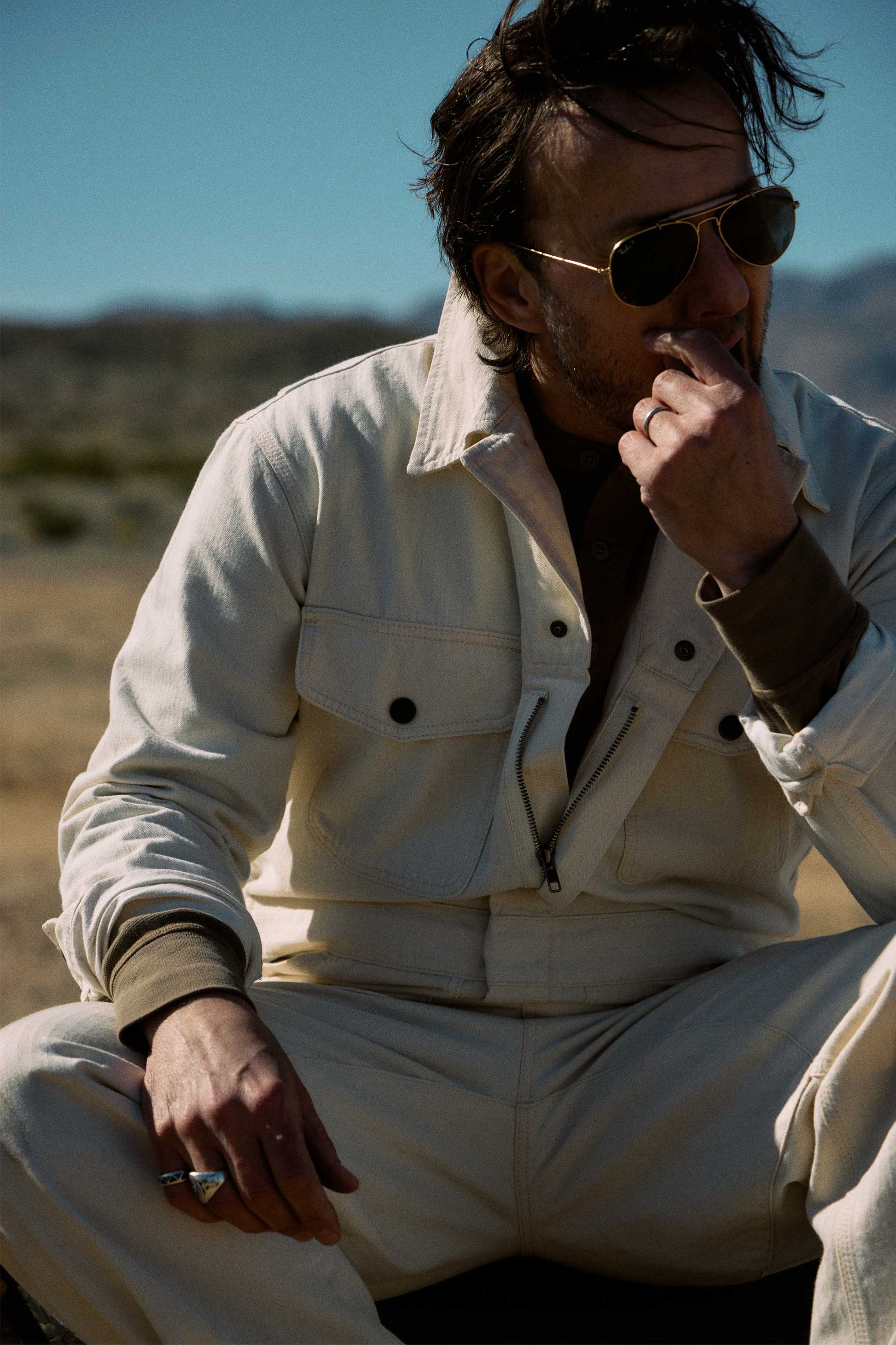 Rivay Airways Mechanic Suit in Natural