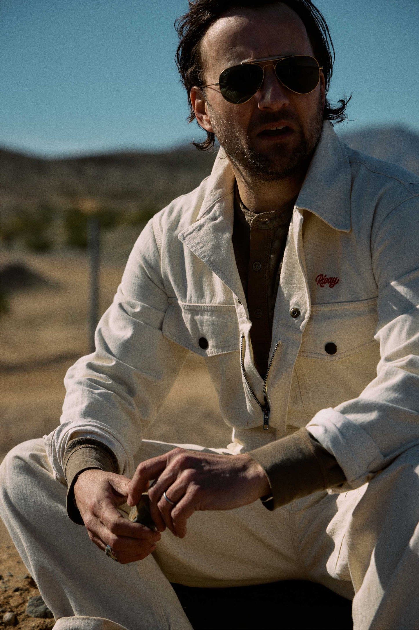 Rivay Airways Mechanic Suit in Natural