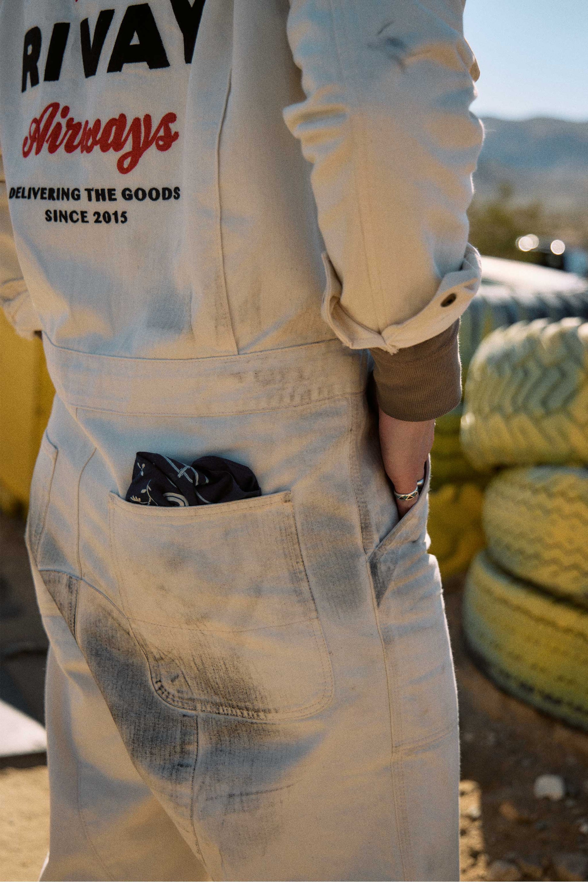 Rivay Airways Mechanic Suit in Natural