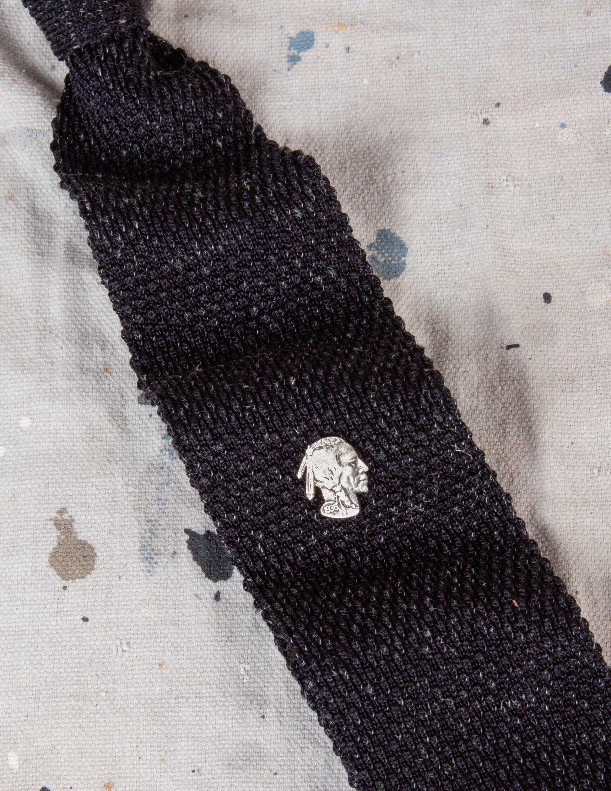 Hand-Cut Buffalo Nickel Lapel Pin