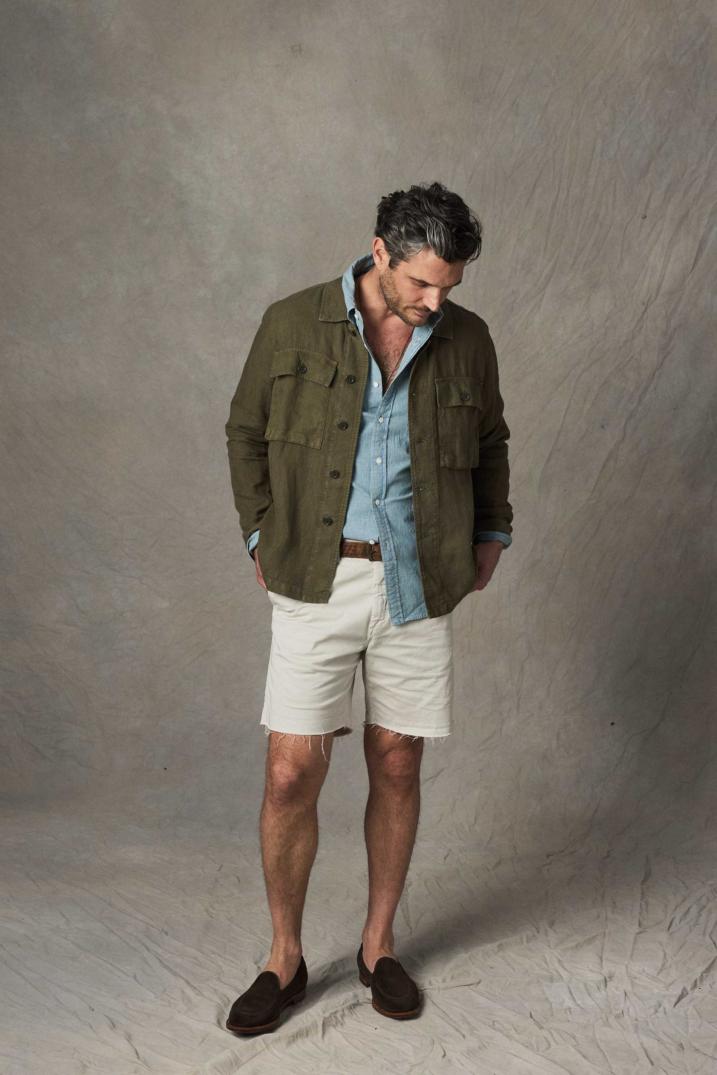 Rivay Series Chino Short in White Sands