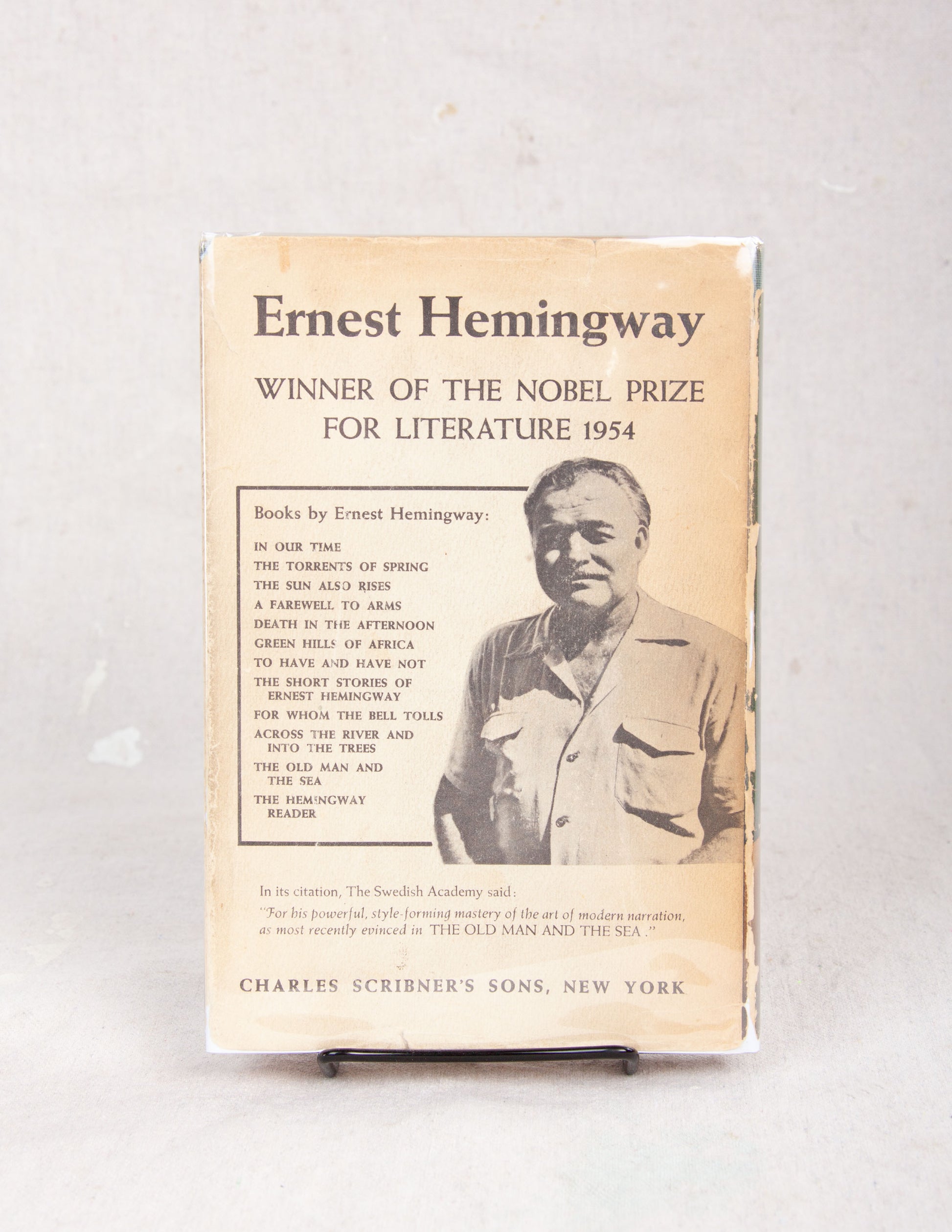 First Edition of "The Old Man & The Sea" by Ernest Hemingway
