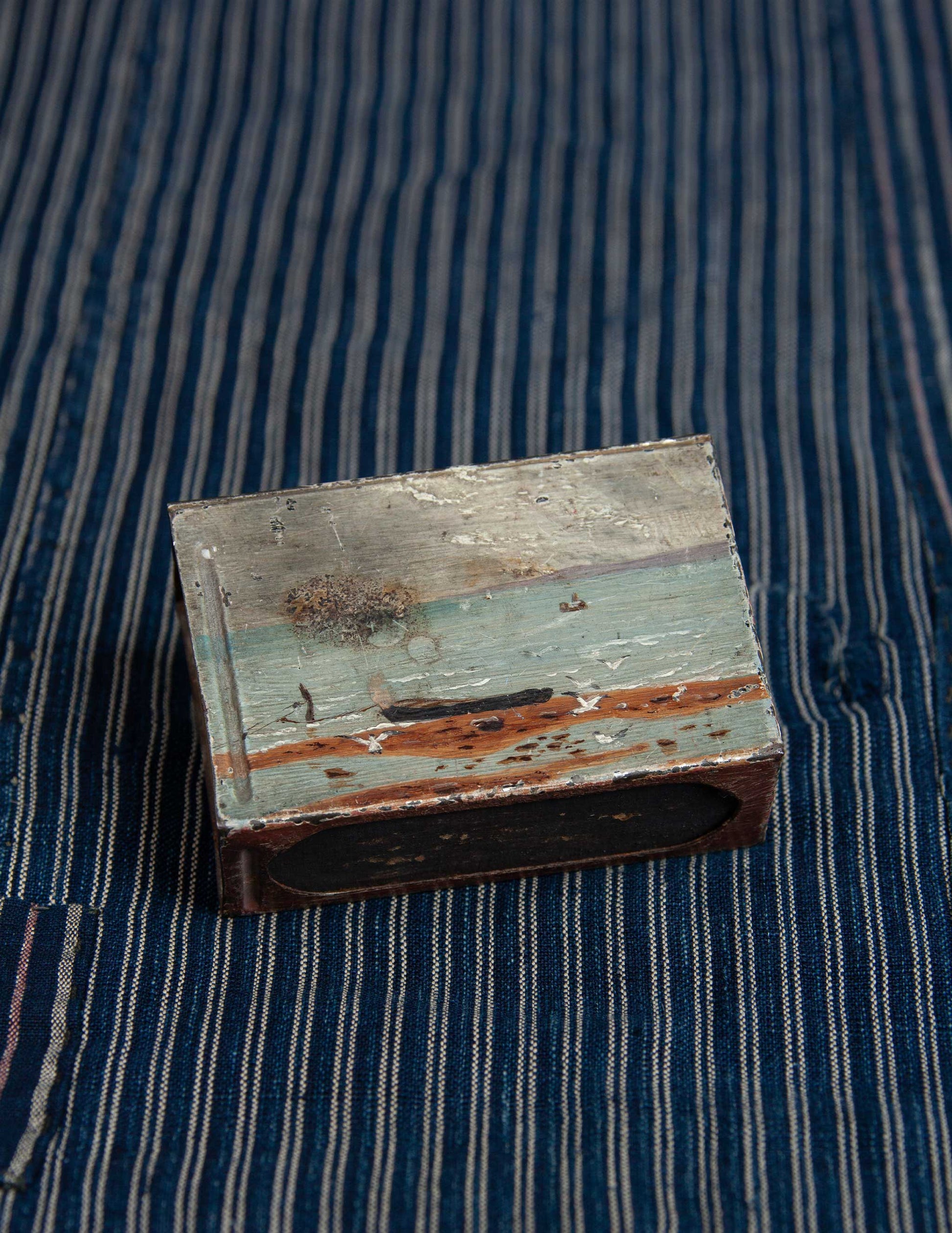 Vintage Hand Painted Matchbox