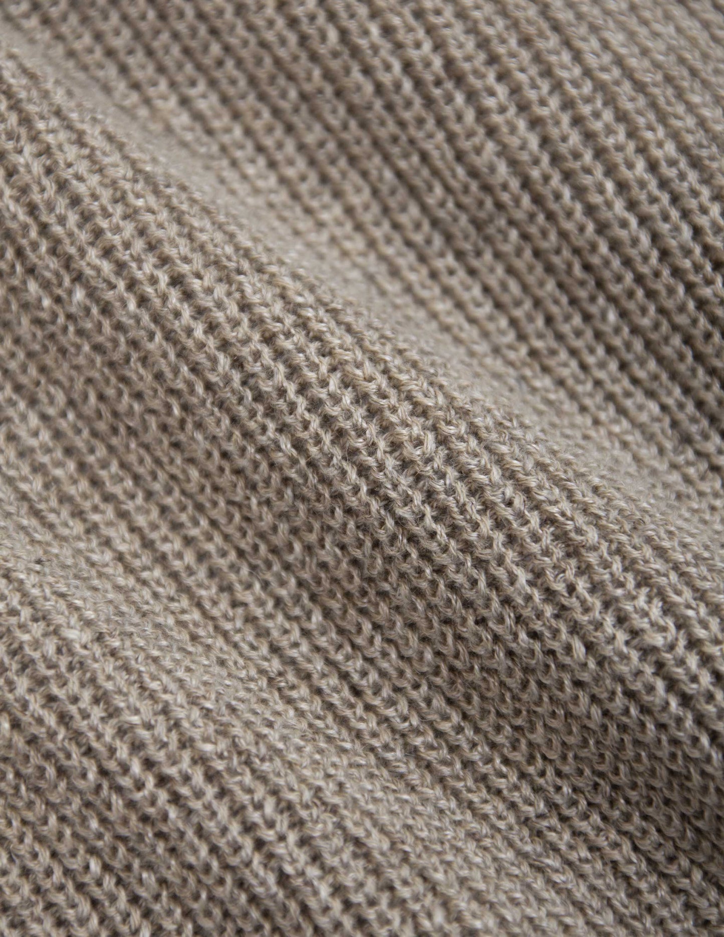 Porto Linen Cotton Sweater in Driftwood