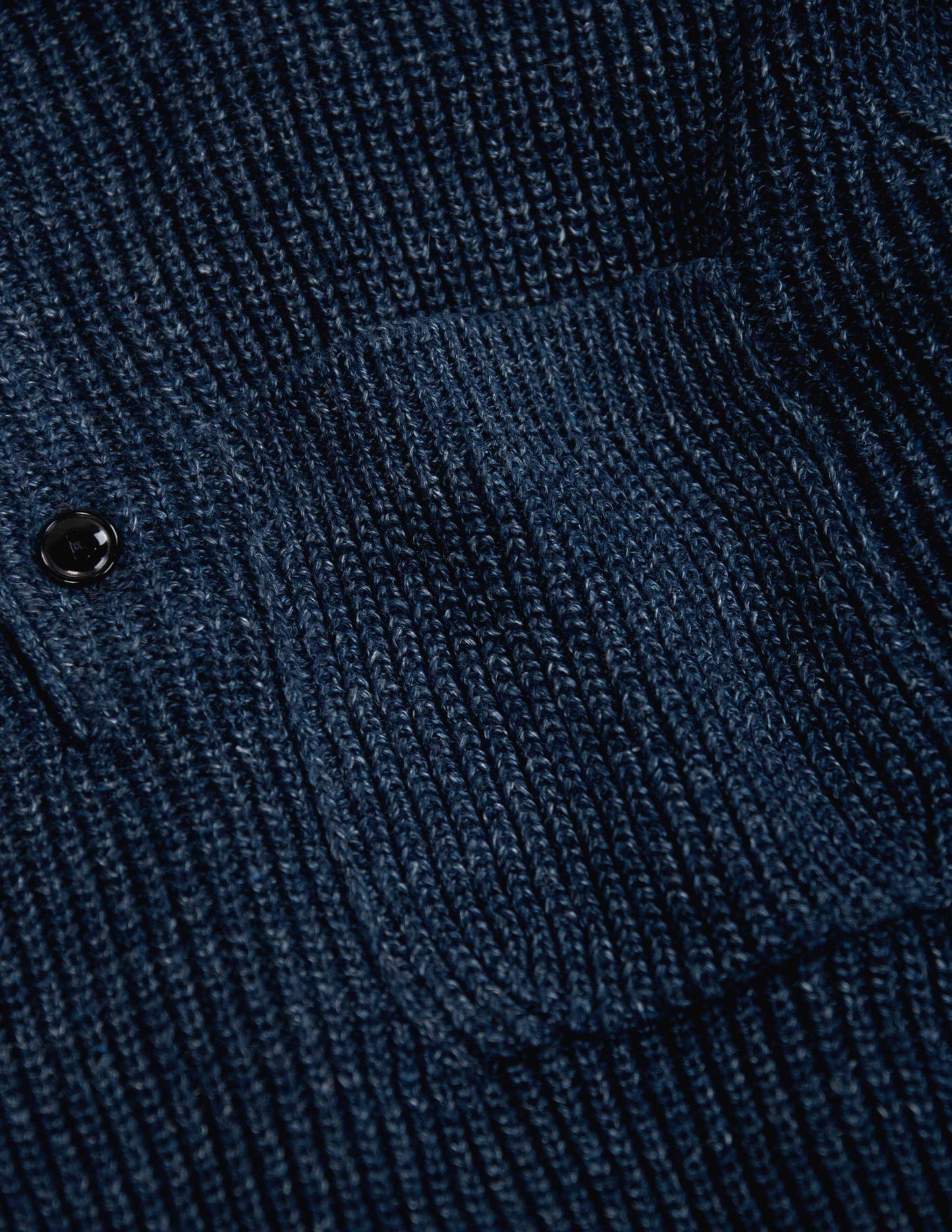 Porto Linen Cotton Sweater in Indigo