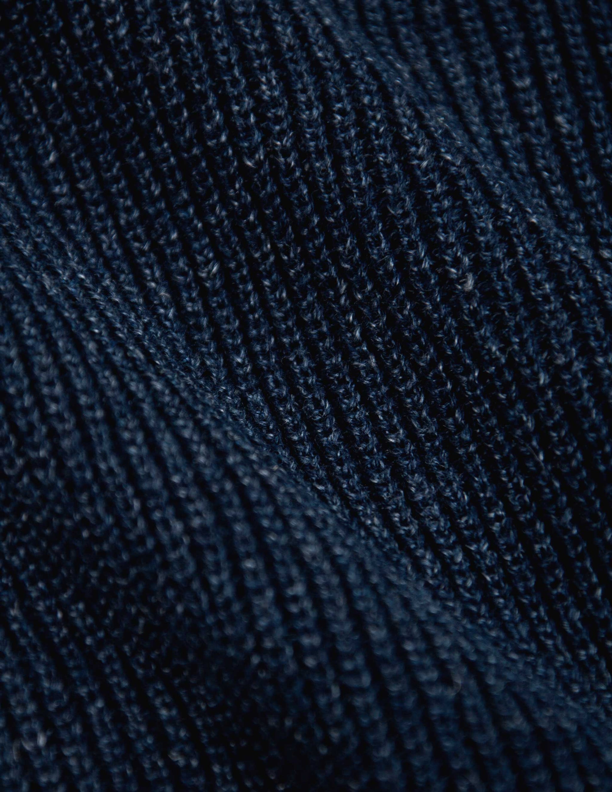 Porto Linen Cotton Sweater in Indigo