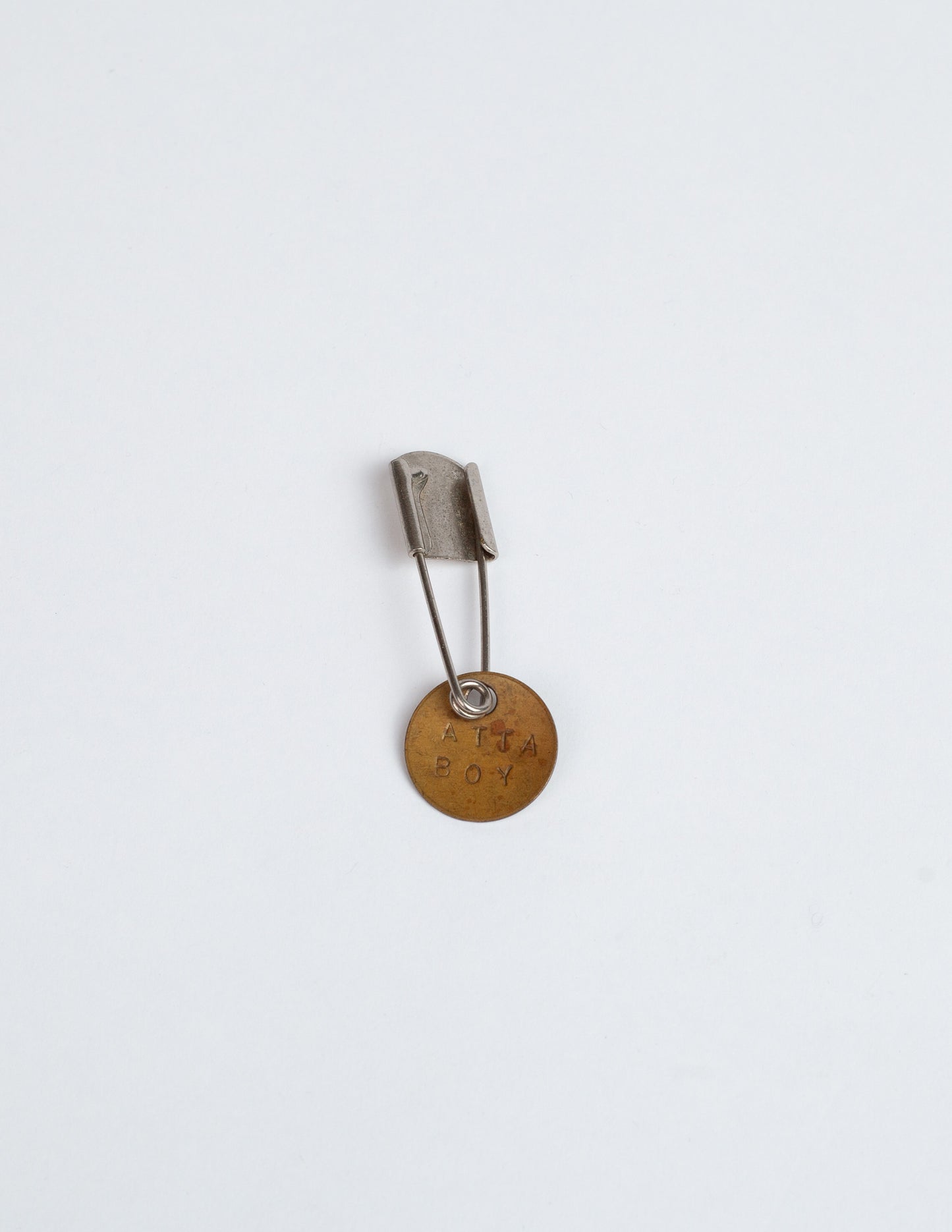 Rivay Vintage Atta Boy keychain safety pin