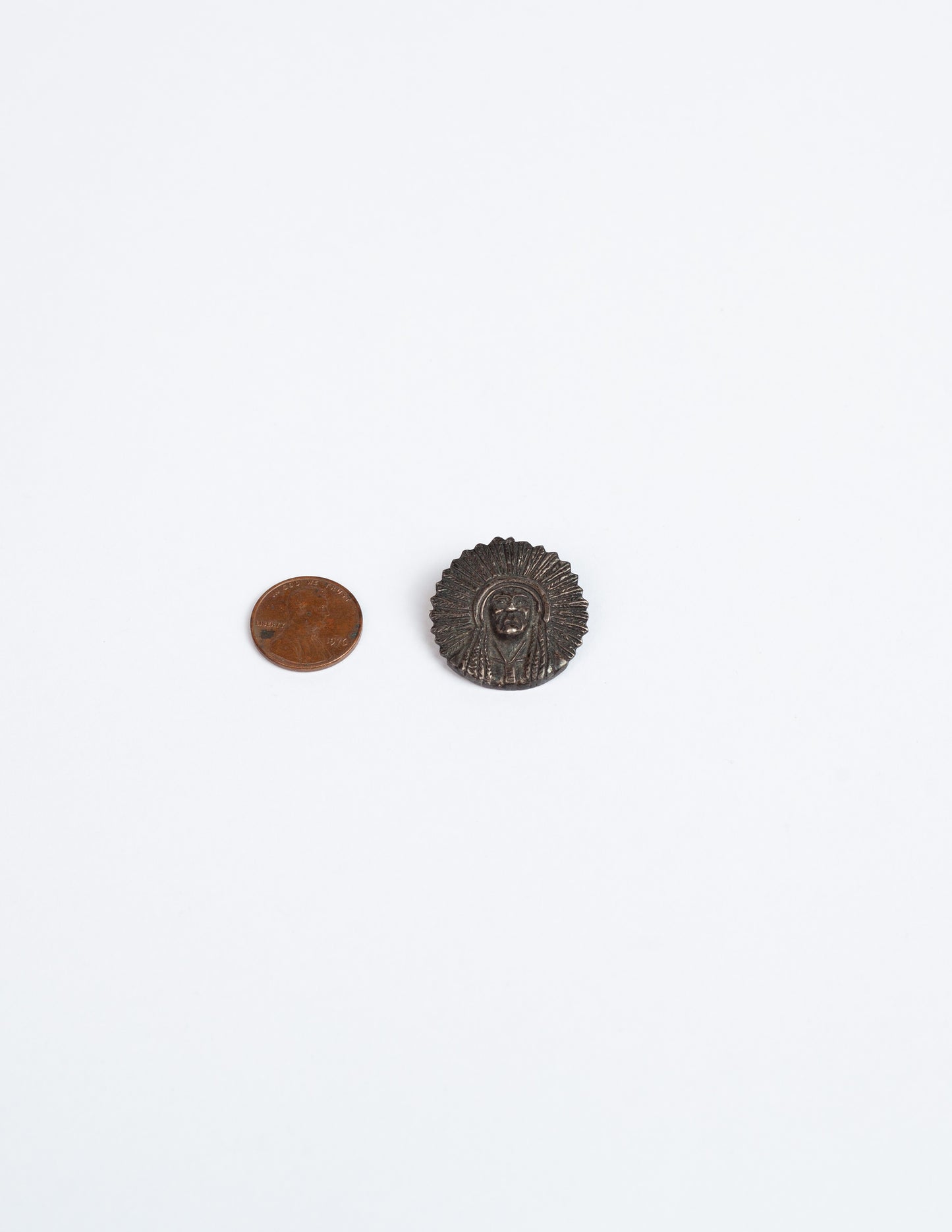 1900s Indian Head Pin