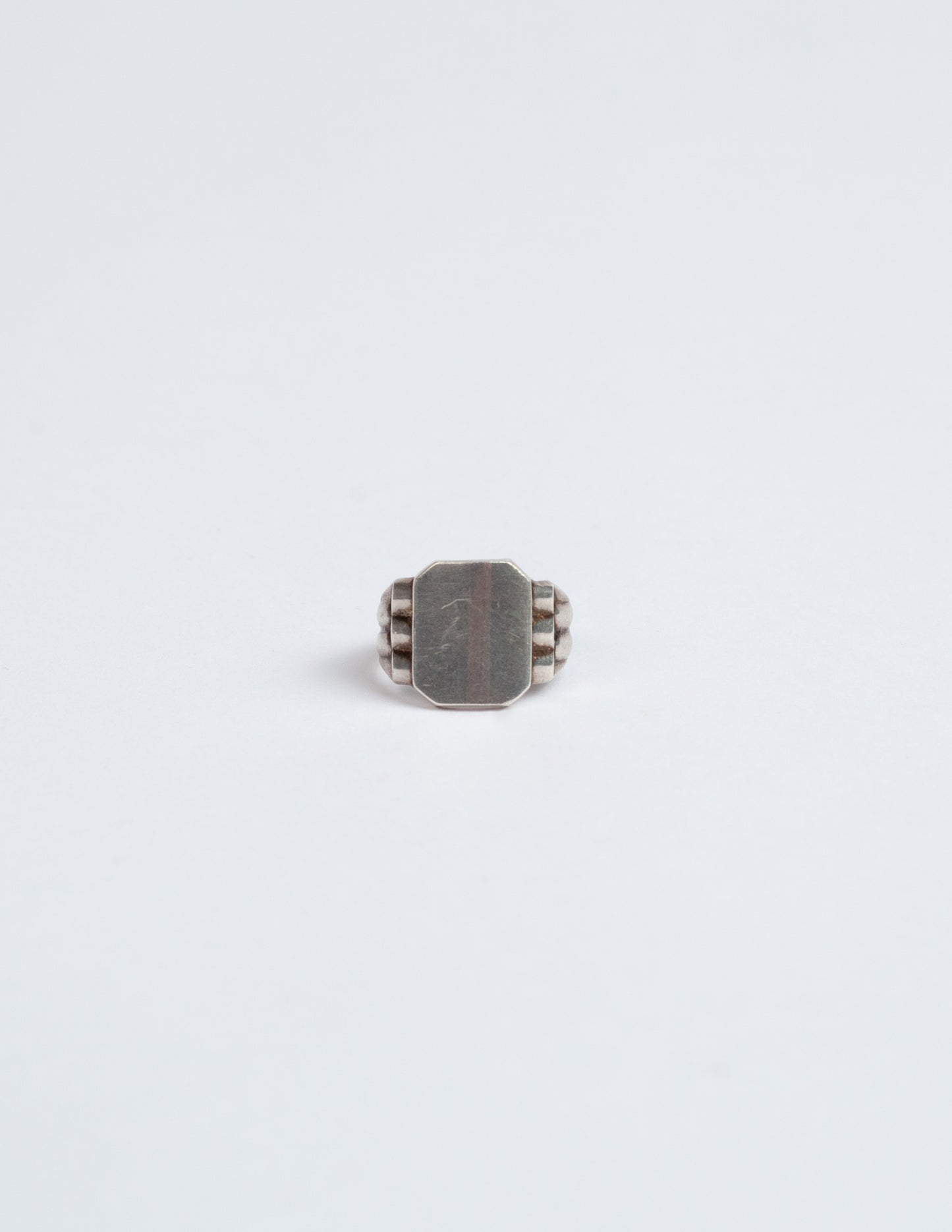 Vintage Sterling Silver Signet Ring Size 10