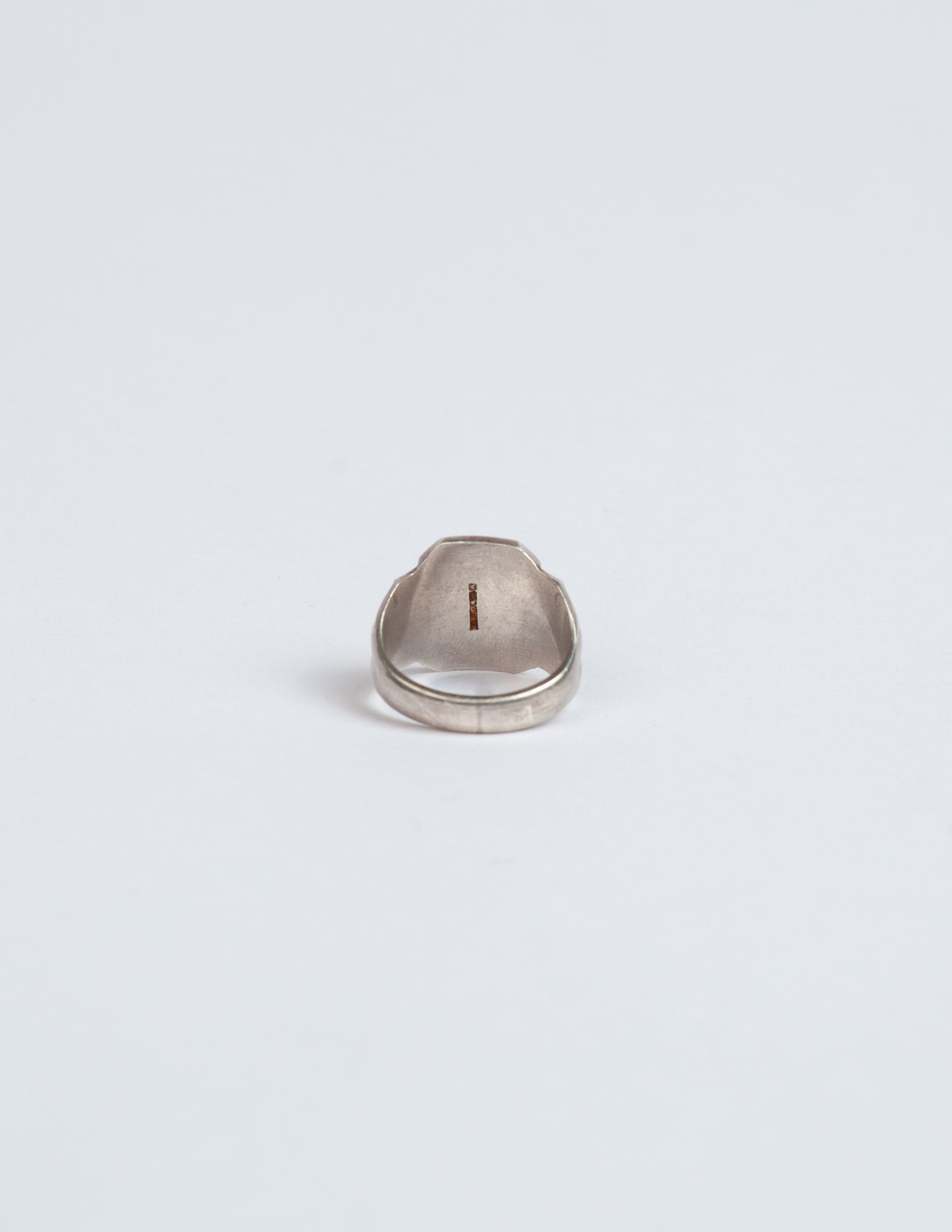 Vintage Sterling Silver Signet Ring Size 10