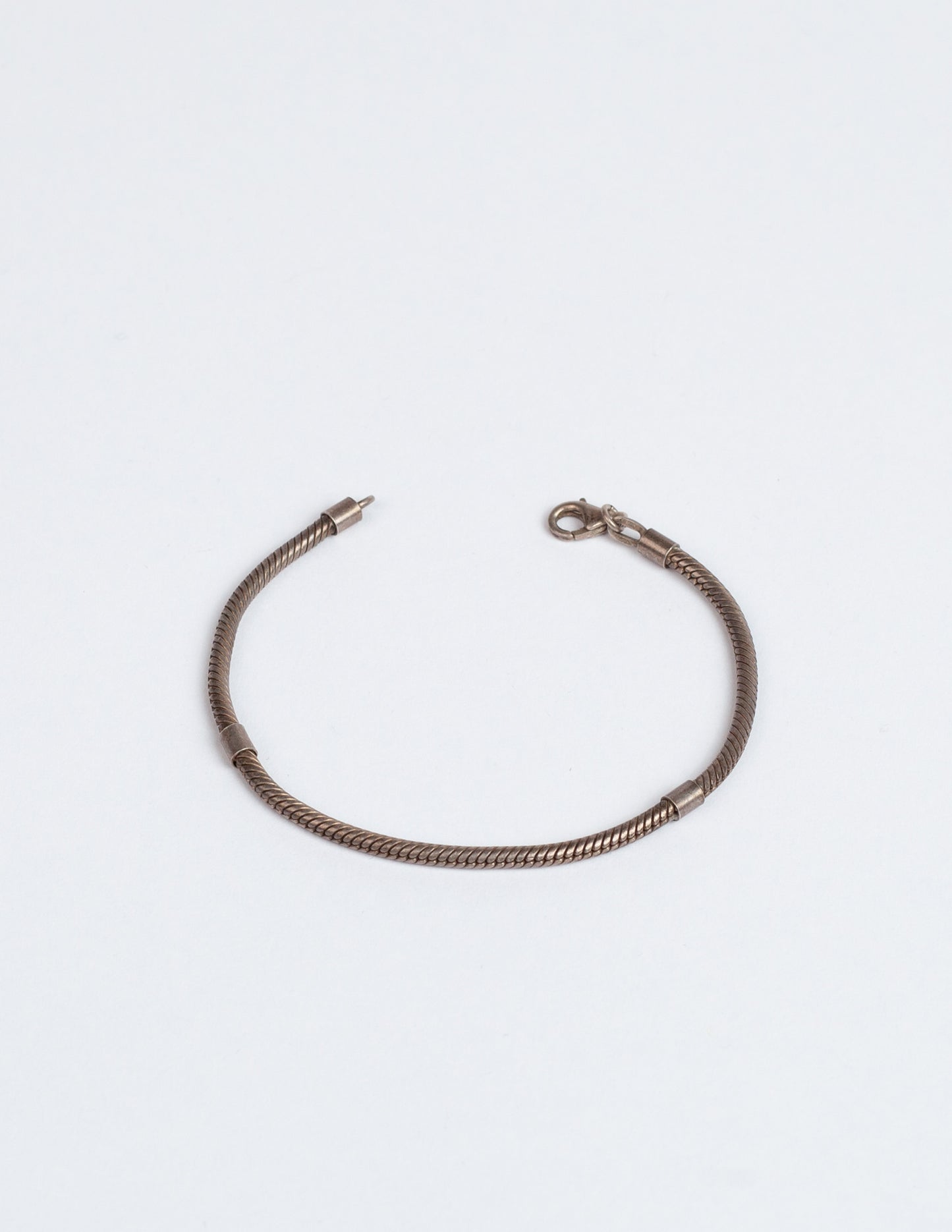 Vintage Sterling Silver Rope Bracelet