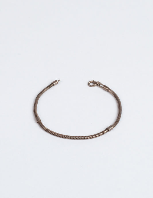Vintage Sterling Silver Rope Bracelet