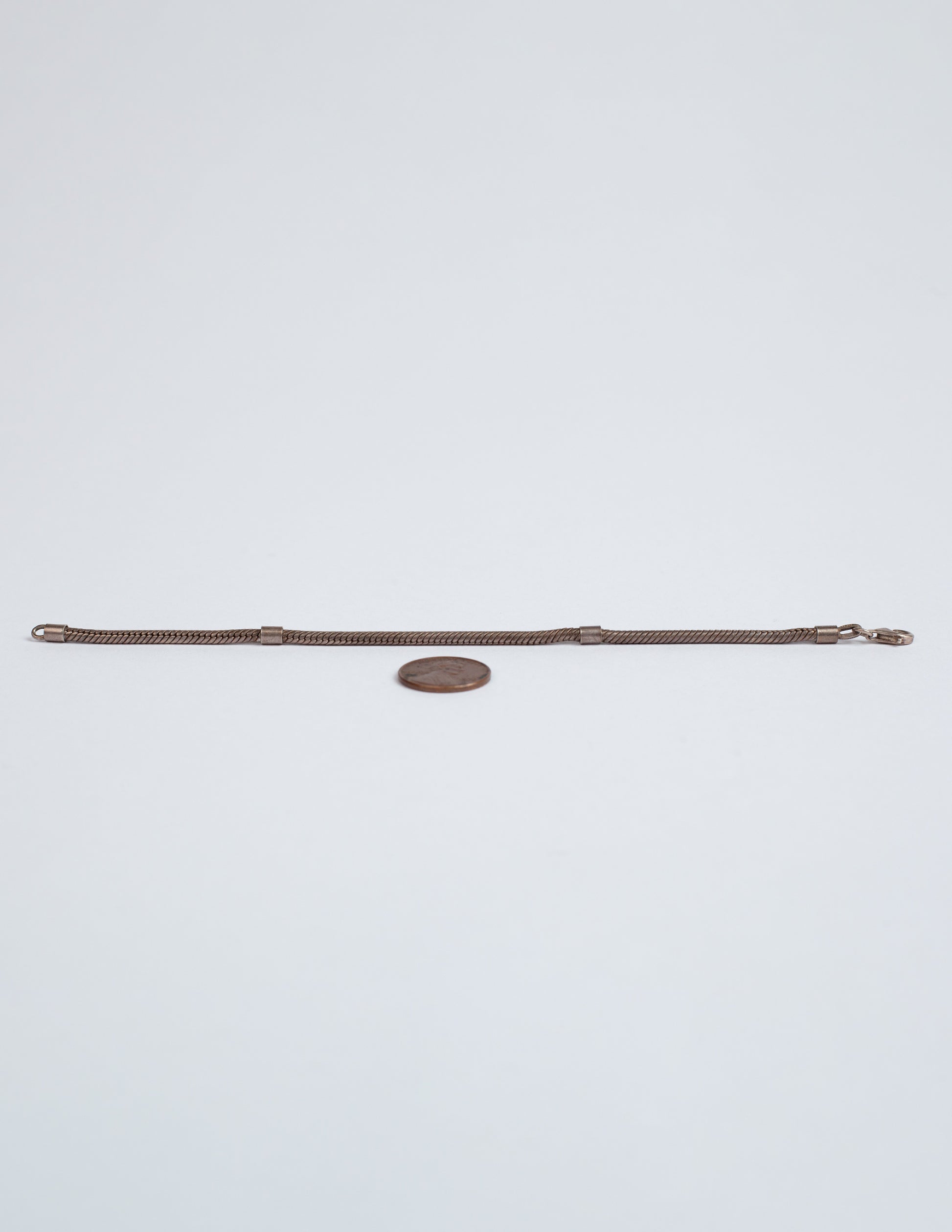 Vintage Sterling Silver Rope Bracelet