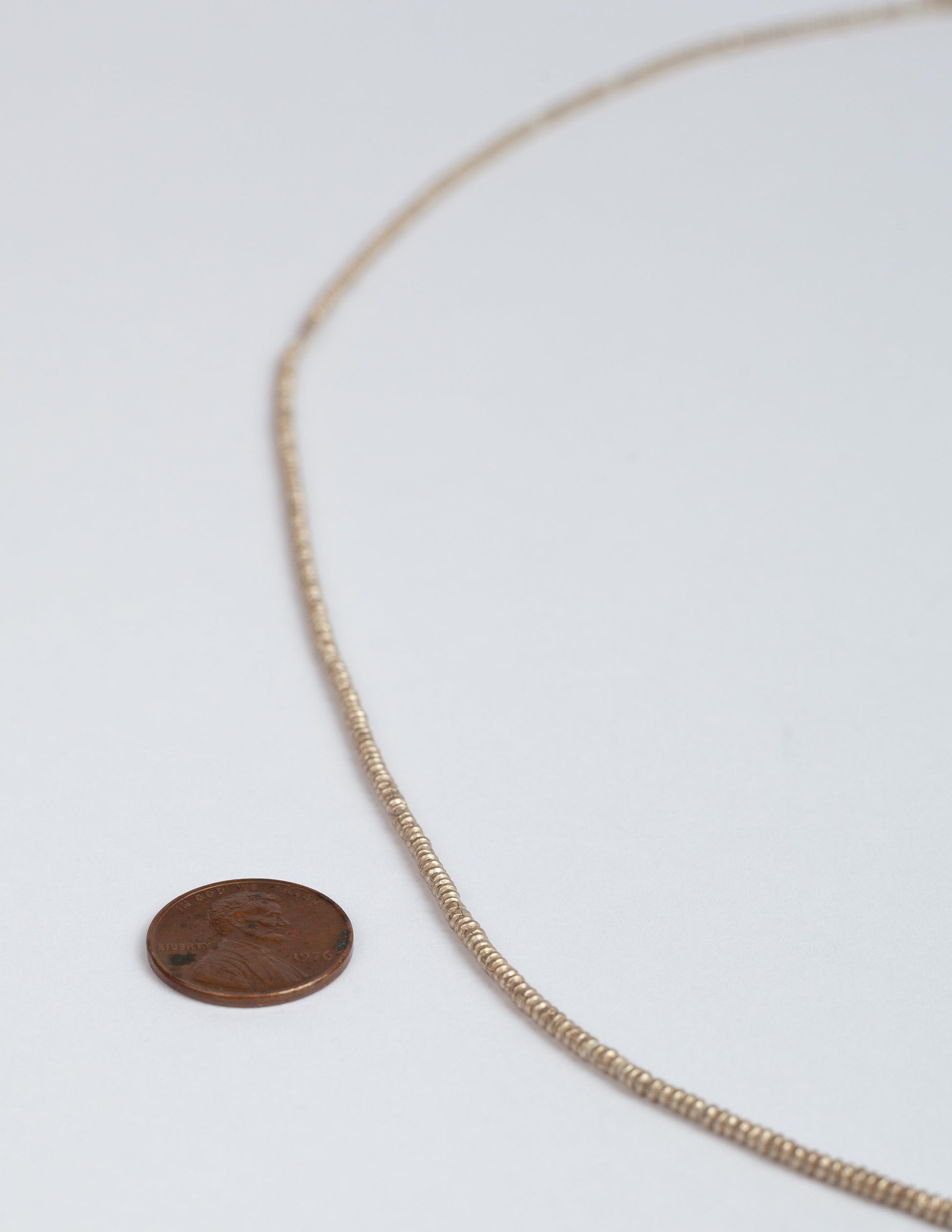 1800s Silver Trade Bead Necklace