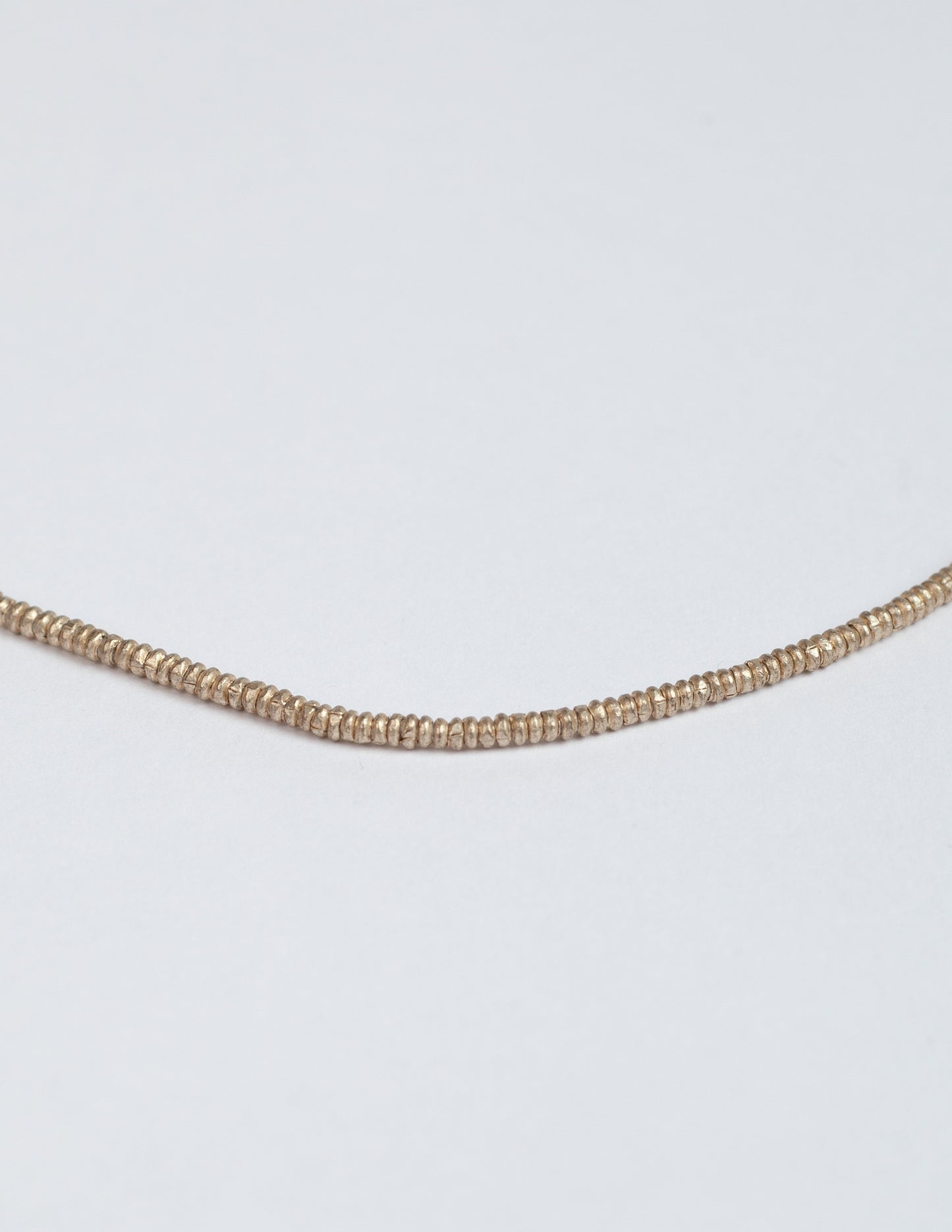 1800s Silver Trade Bead Necklace