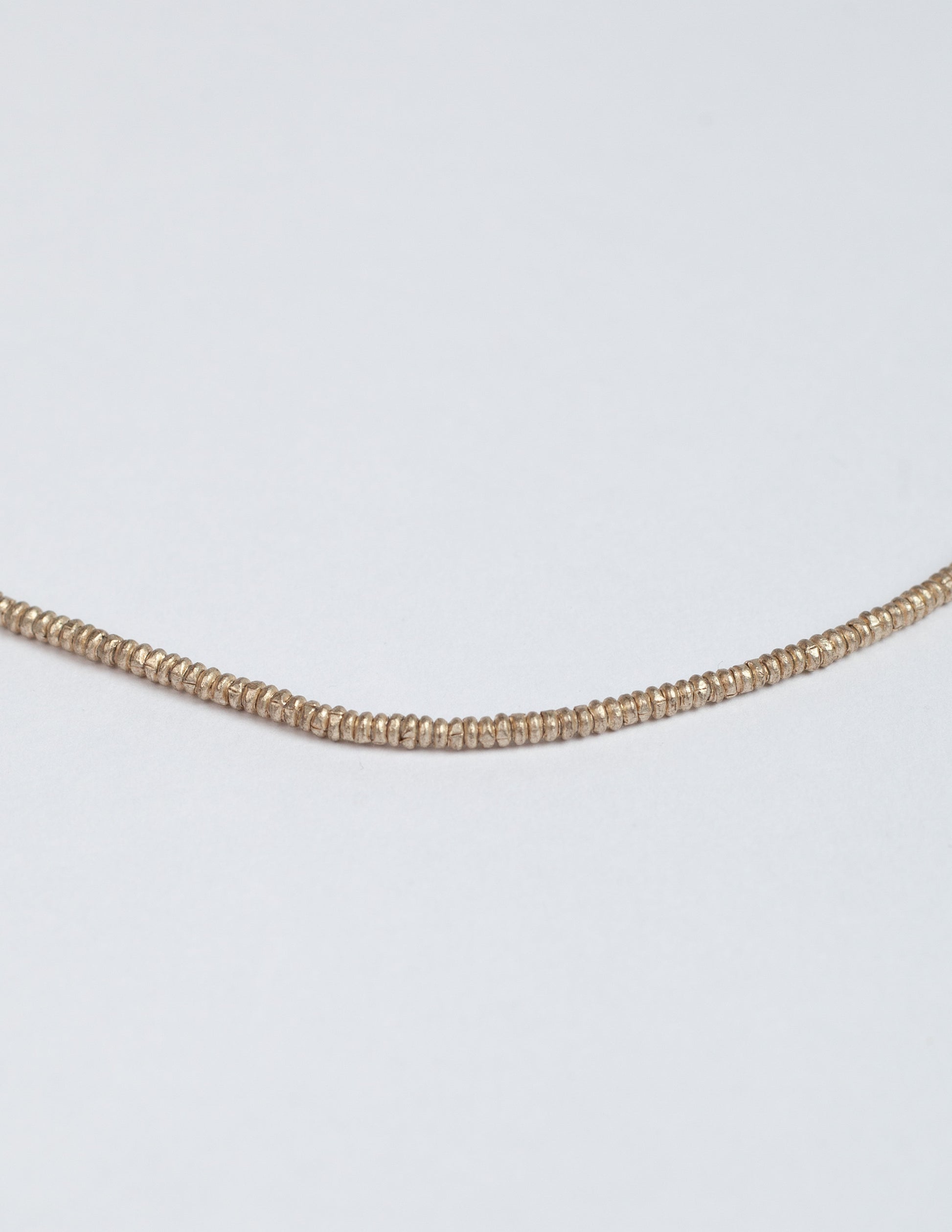 1800s Silver Trade Bead Necklace