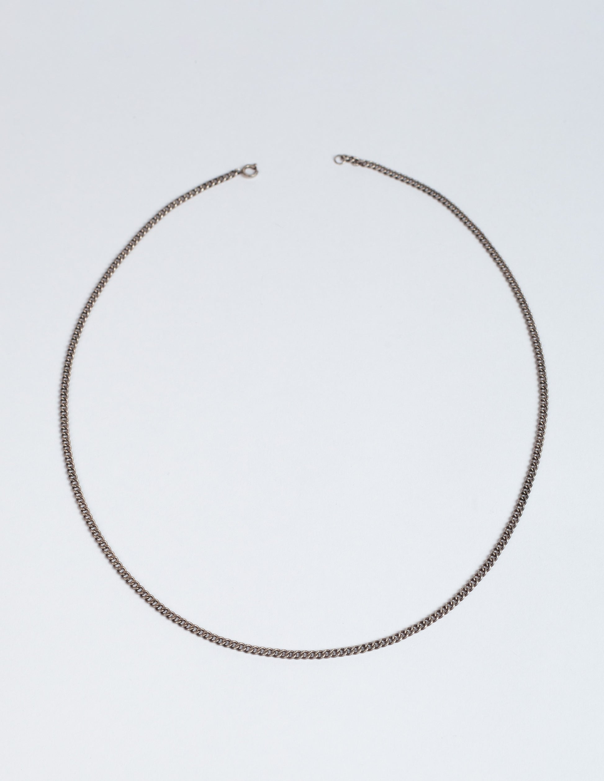 Vintage Sterling Silver Chain Necklace
