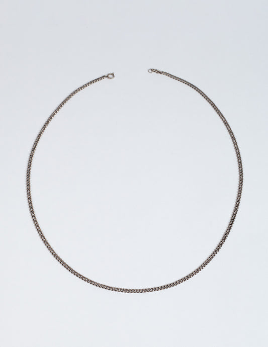 Vintage Sterling Silver Chain Necklace