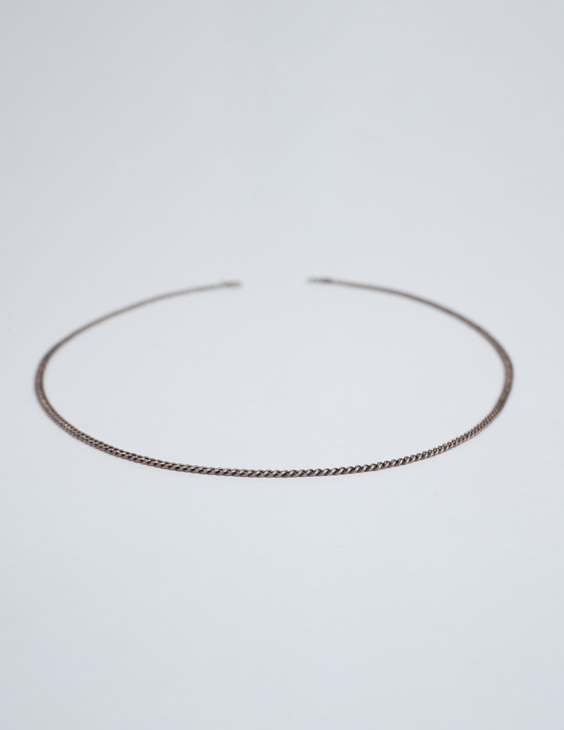 Vintage Sterling Silver Chain Necklace