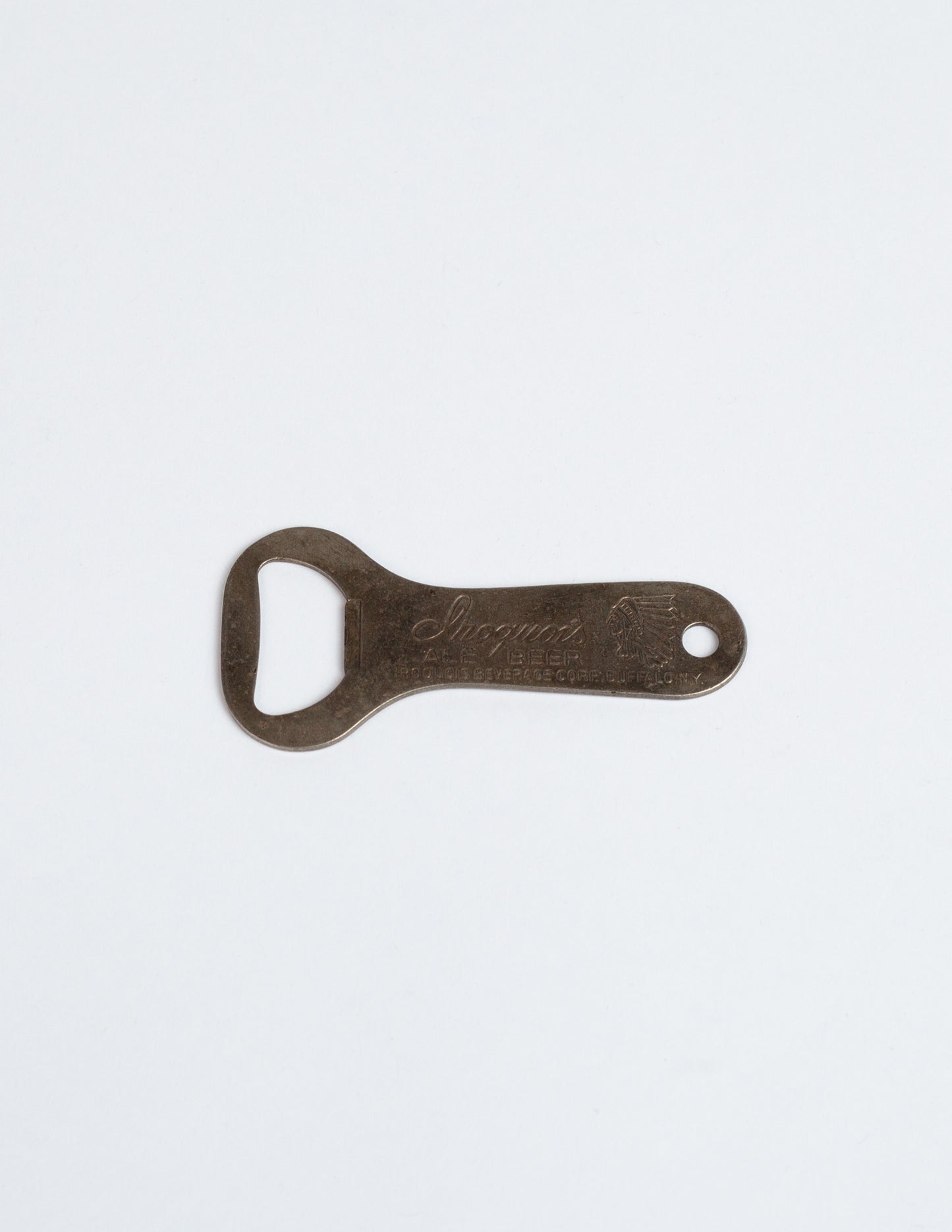 Rivay Vintage Iroquois Beverage Company Indian Head Bottle Opener