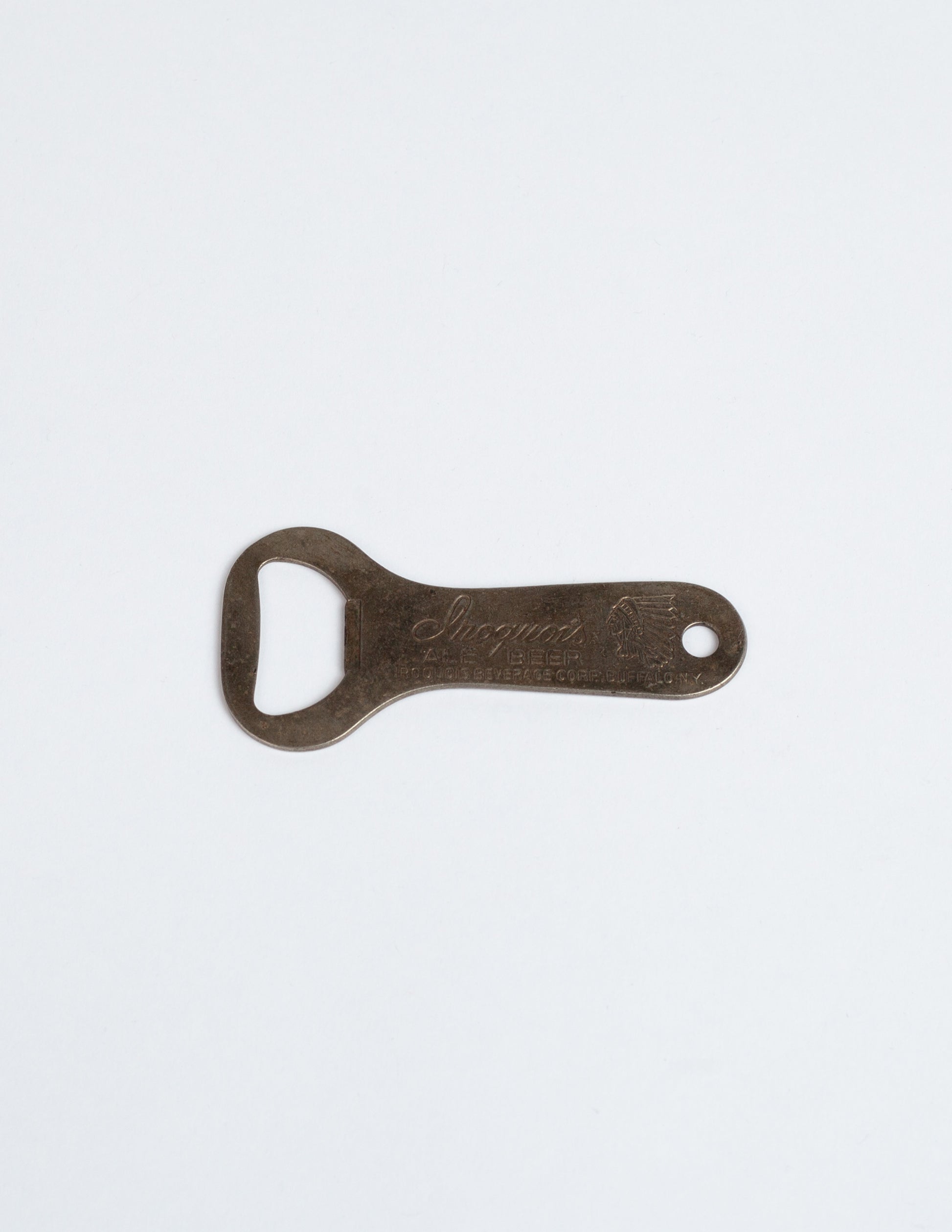 Rivay Vintage Iroquois Beverage Company Indian Head Bottle Opener