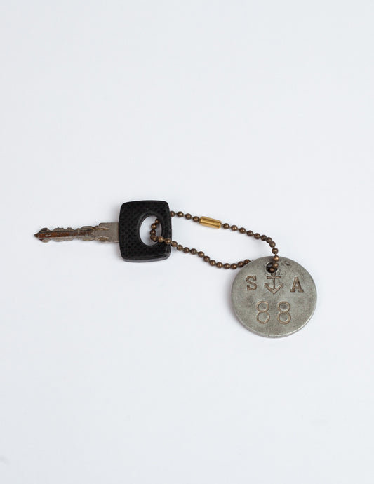 Vintage French Tool Coin Keychain