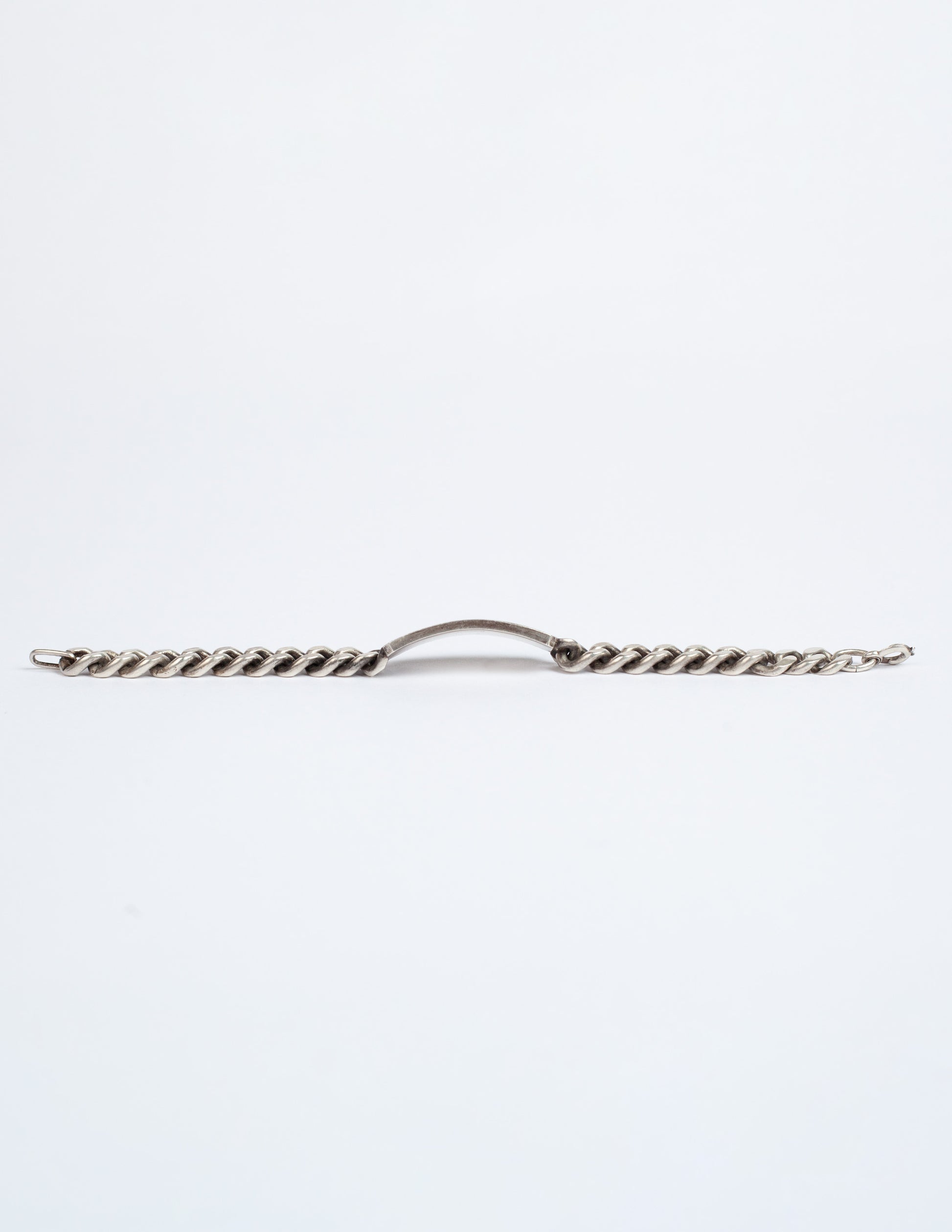 Rivay Vintage World War II Sterling Silver ID Bracelet